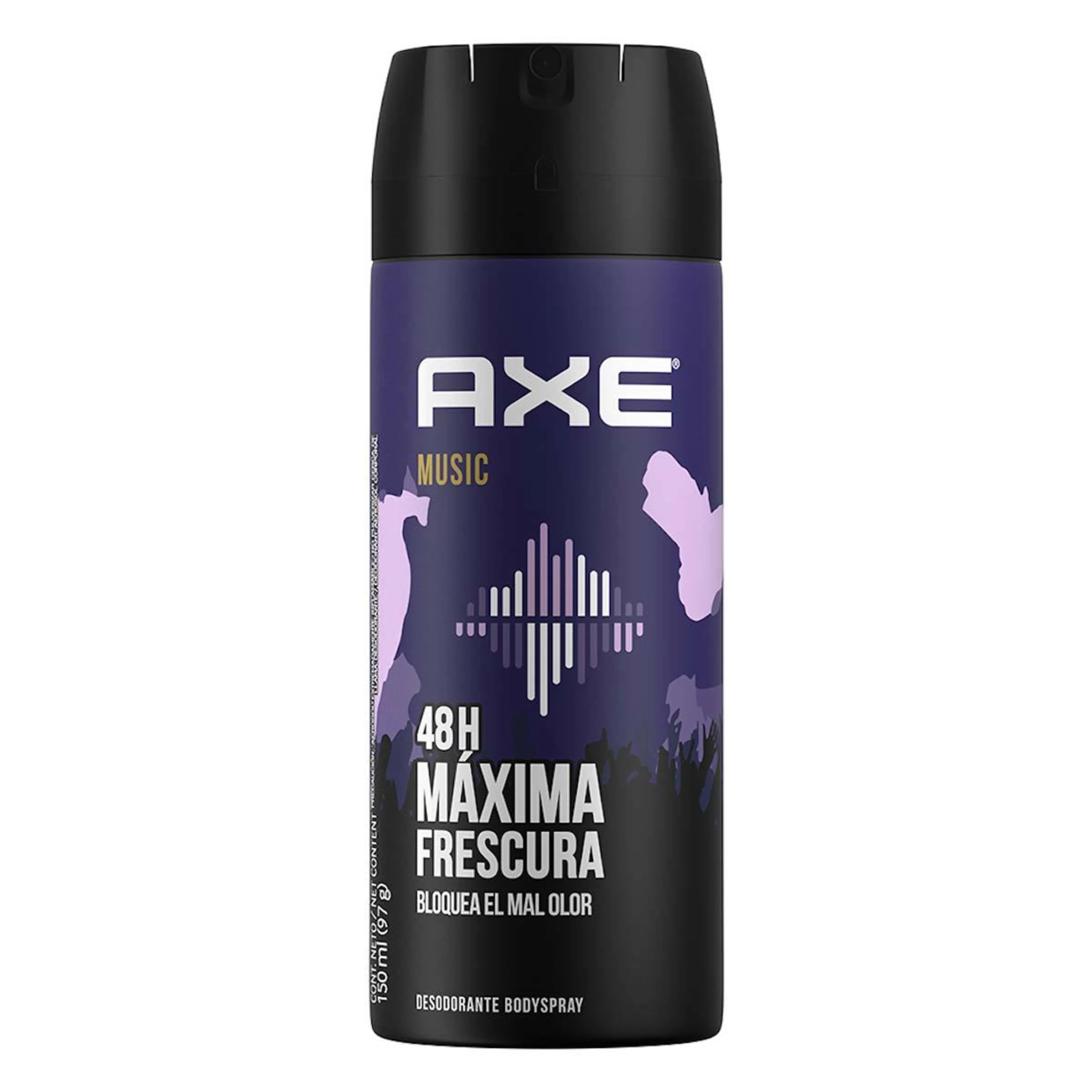Axe Music Máxima Frescura Desodorante Antitranspirante En Aerosol Con 150 Ml