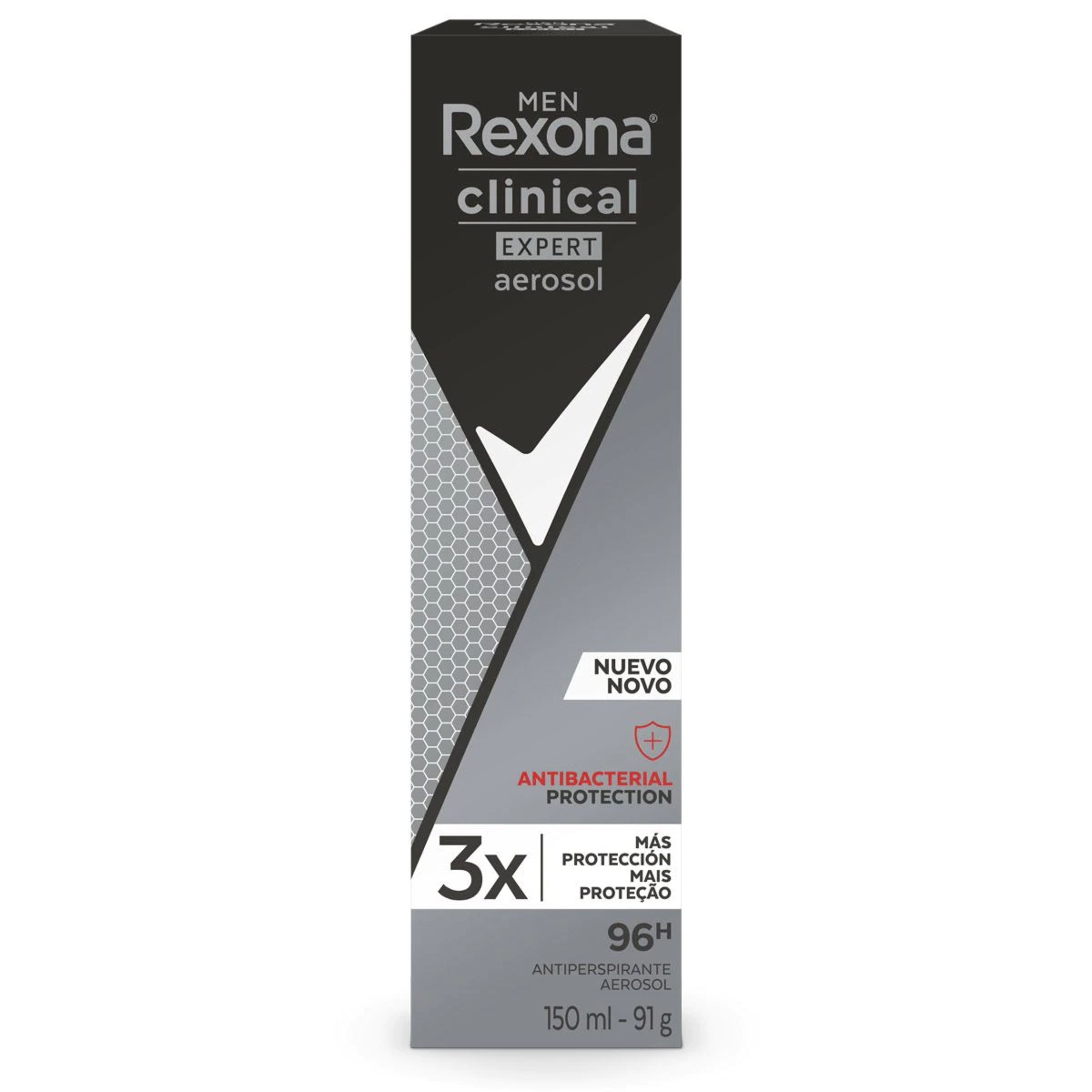 Rexona Men Clinical Expert Desodorante Antitranspirante En Aerosol Con 150 Ml