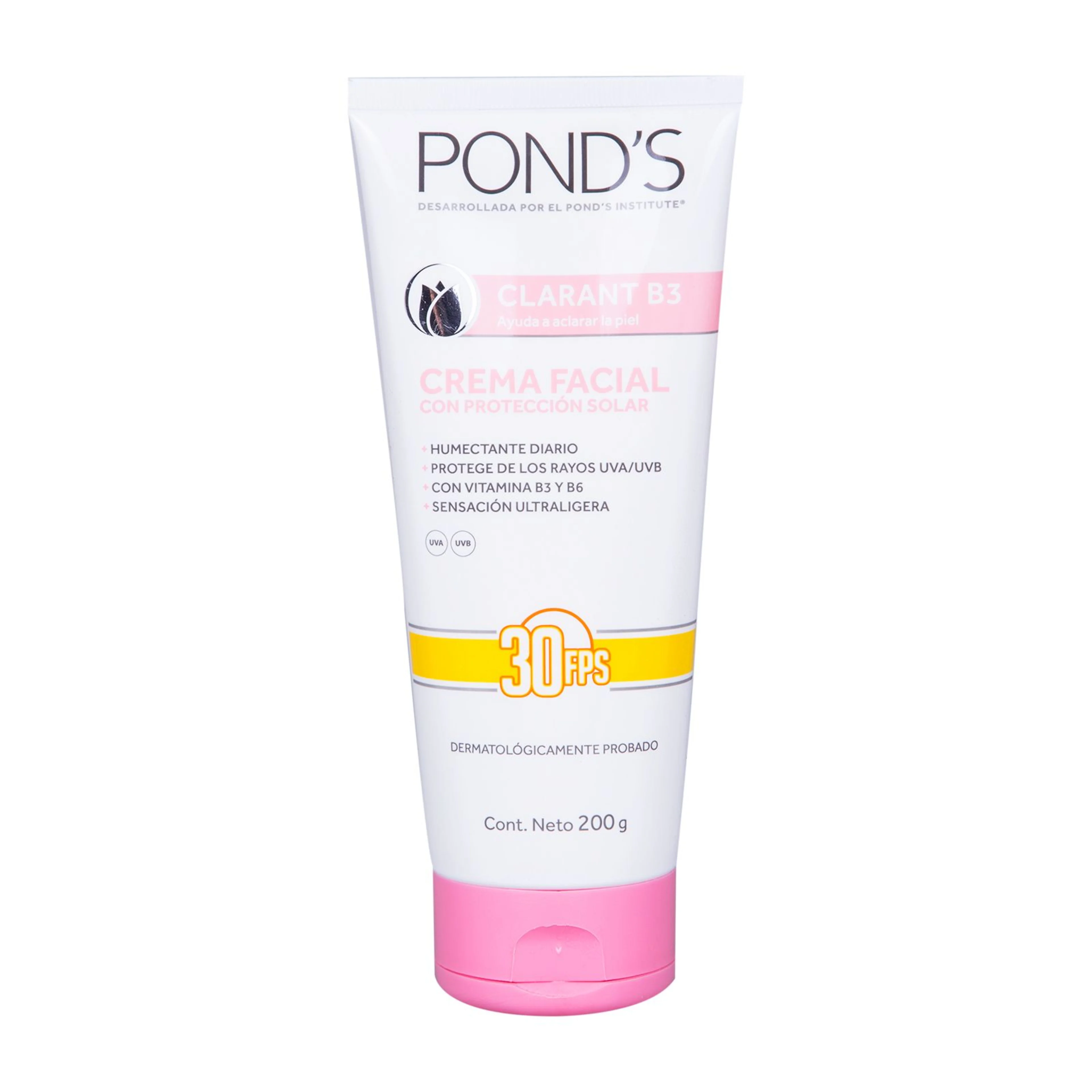 Pond’S Clarant B3 Con Fps30+ Crema Facial Protección Solar Con 200 G