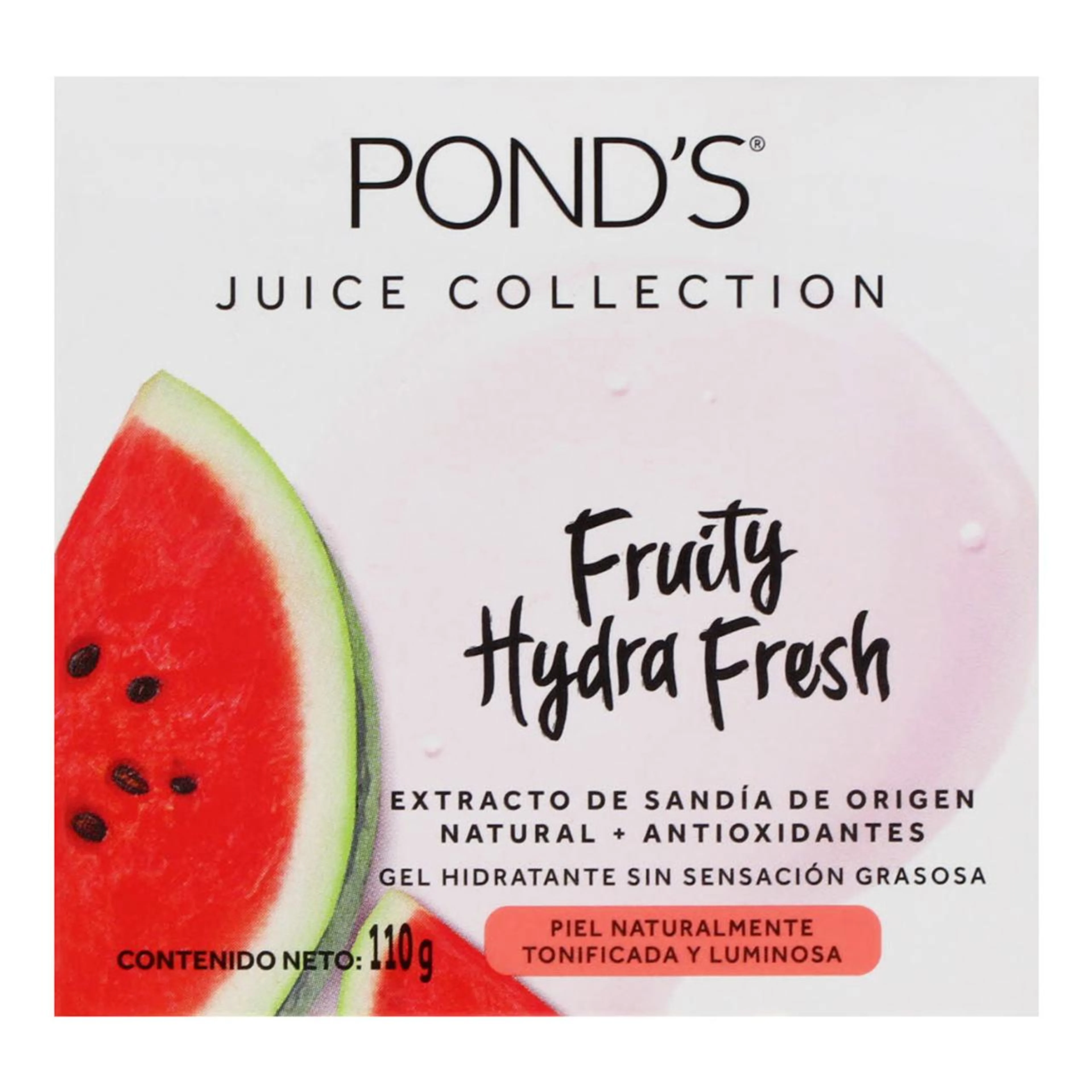 Pond’S Juice Collection Fruity Hydra Fresh Sandia Gel Hidratante Con 110 Ml