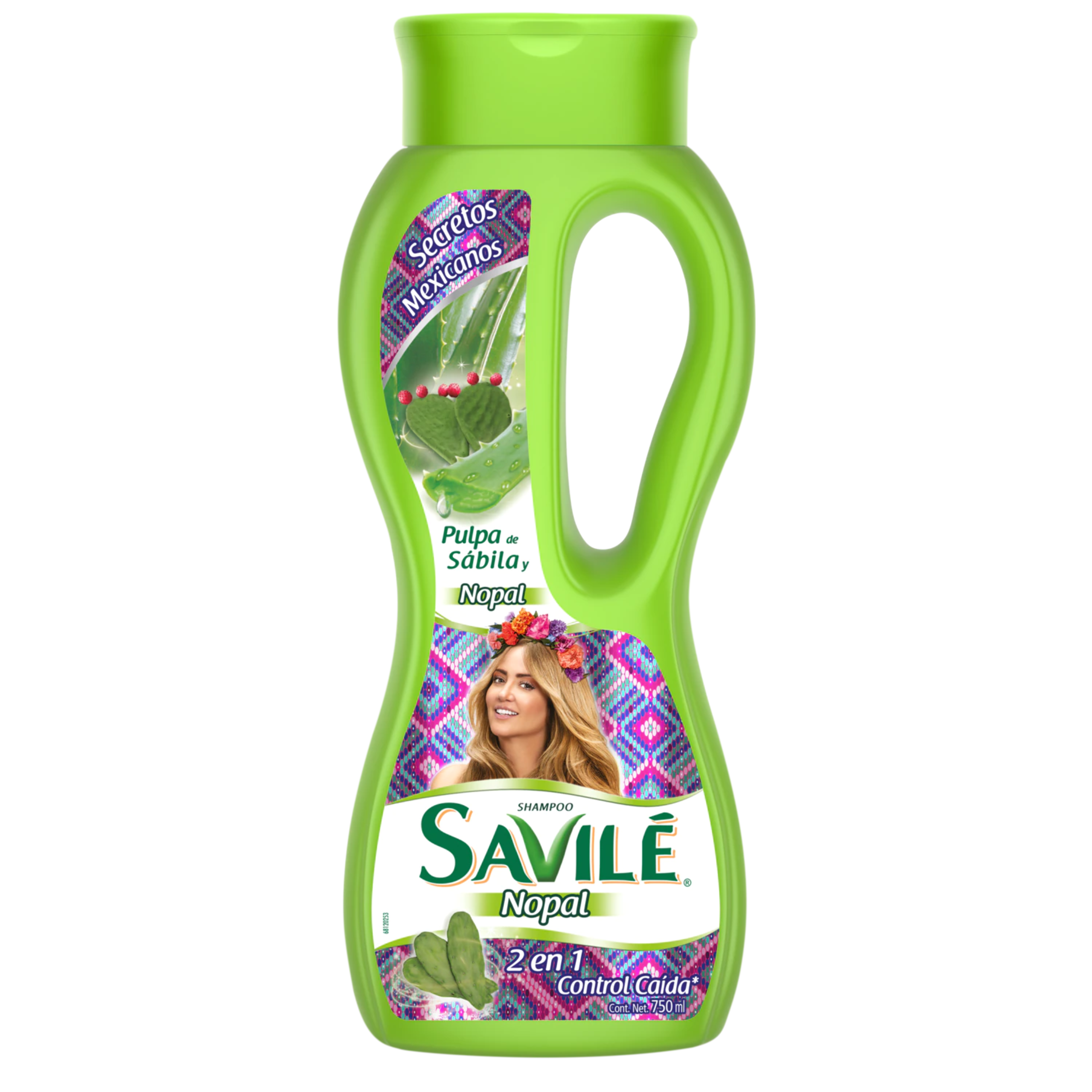 Shampoo savile c-caida 2en1nopal 750ml n