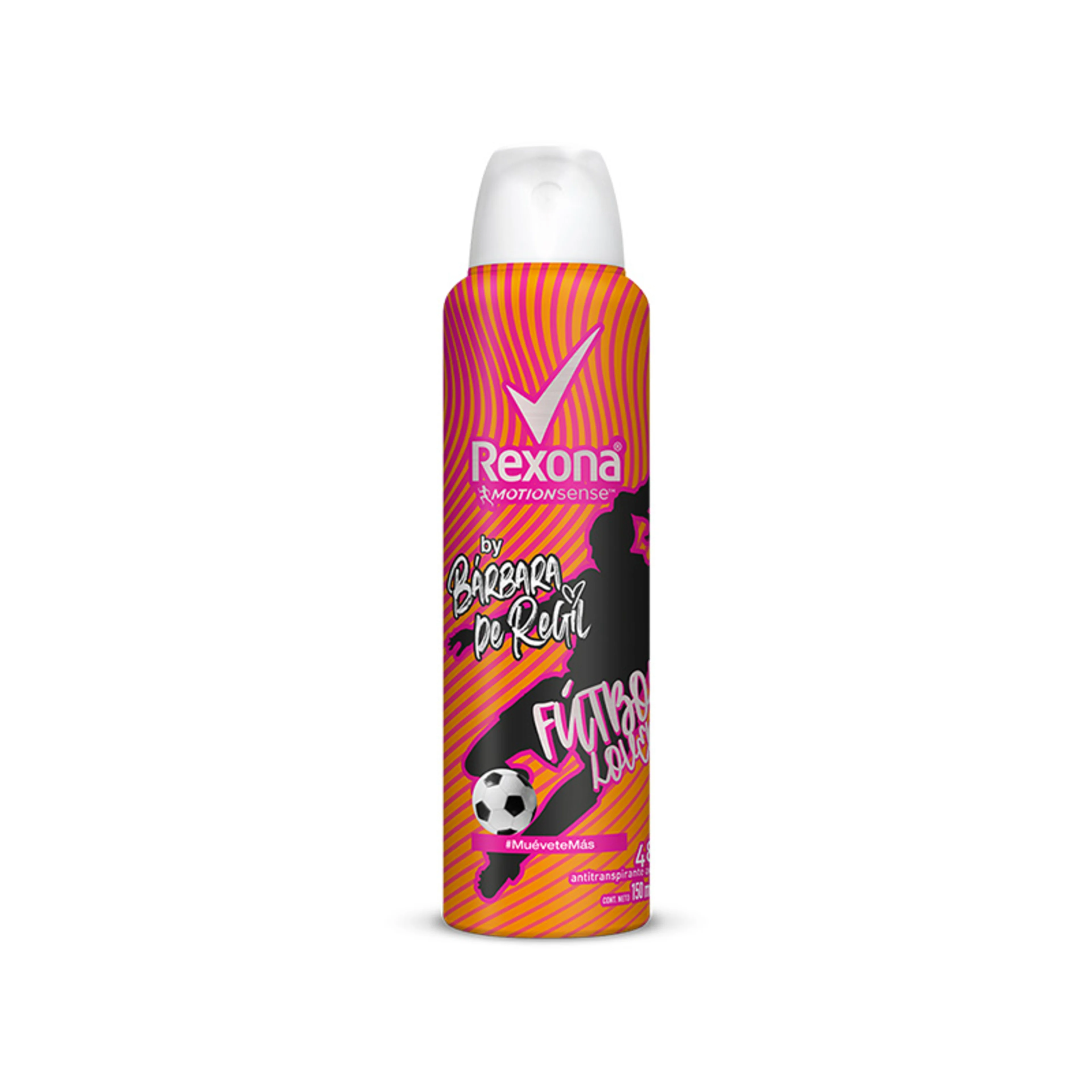 Rexona by bárbara de regil desodorante mujer fut lover 90 gr aerosol