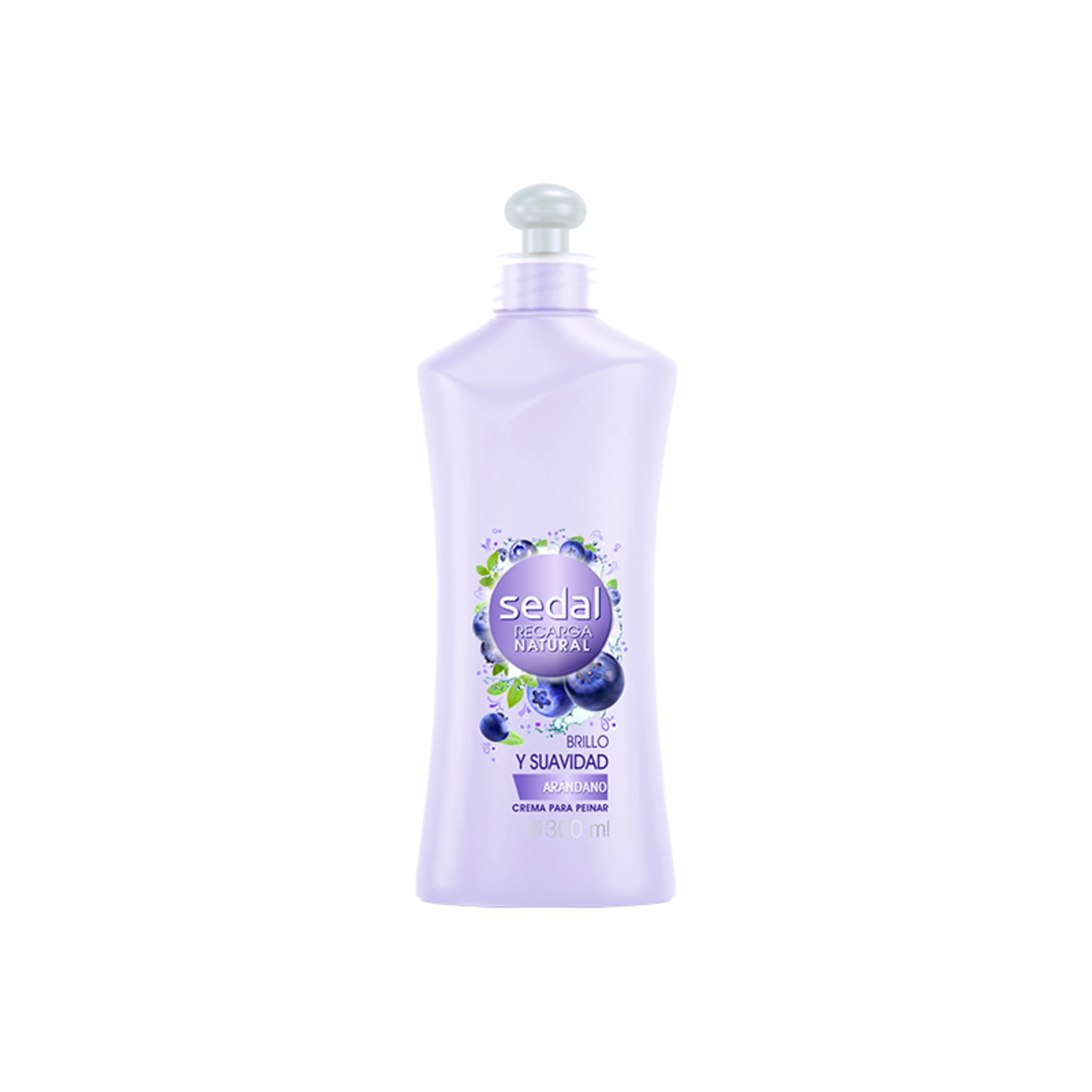 Sedal Recarga Natural Crema Para Peinar Brillo Y Suavidad Con 300 Ml