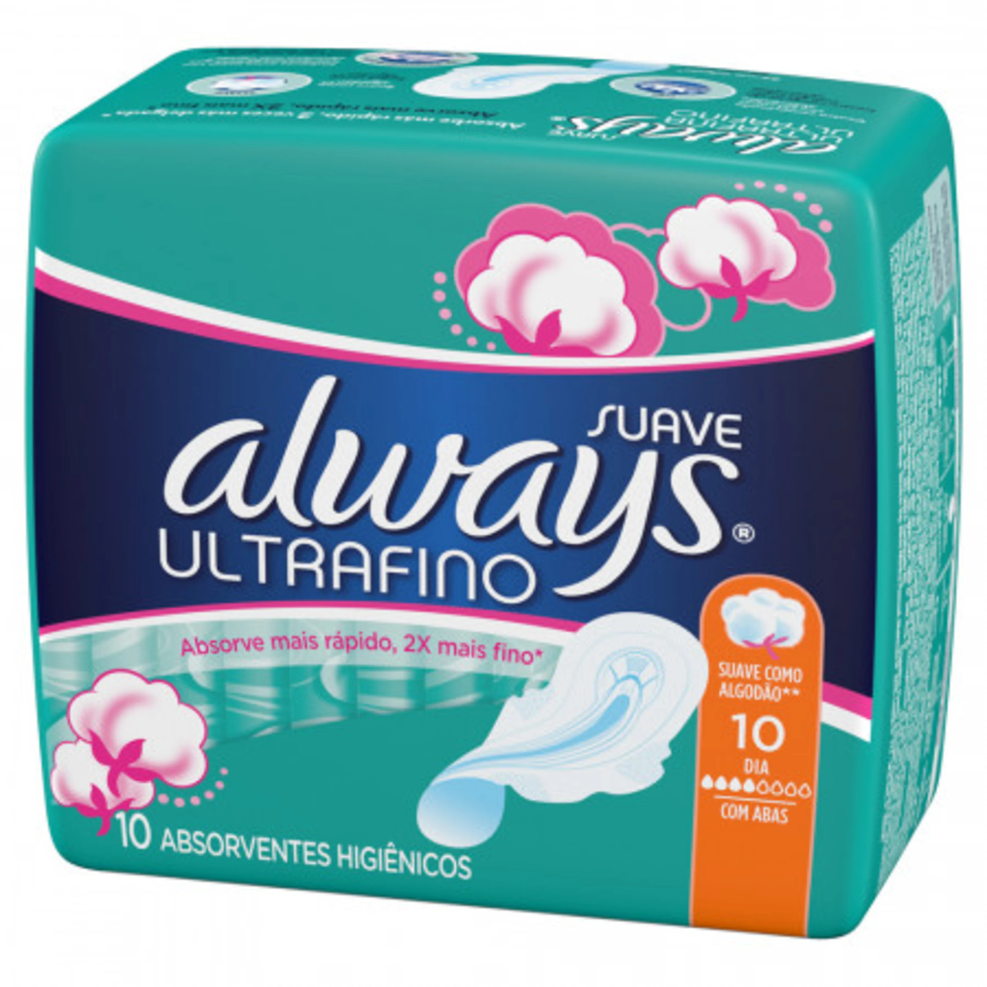 Always Ultra Fina Toallas Sanitarias Con Alas 10 Piezas