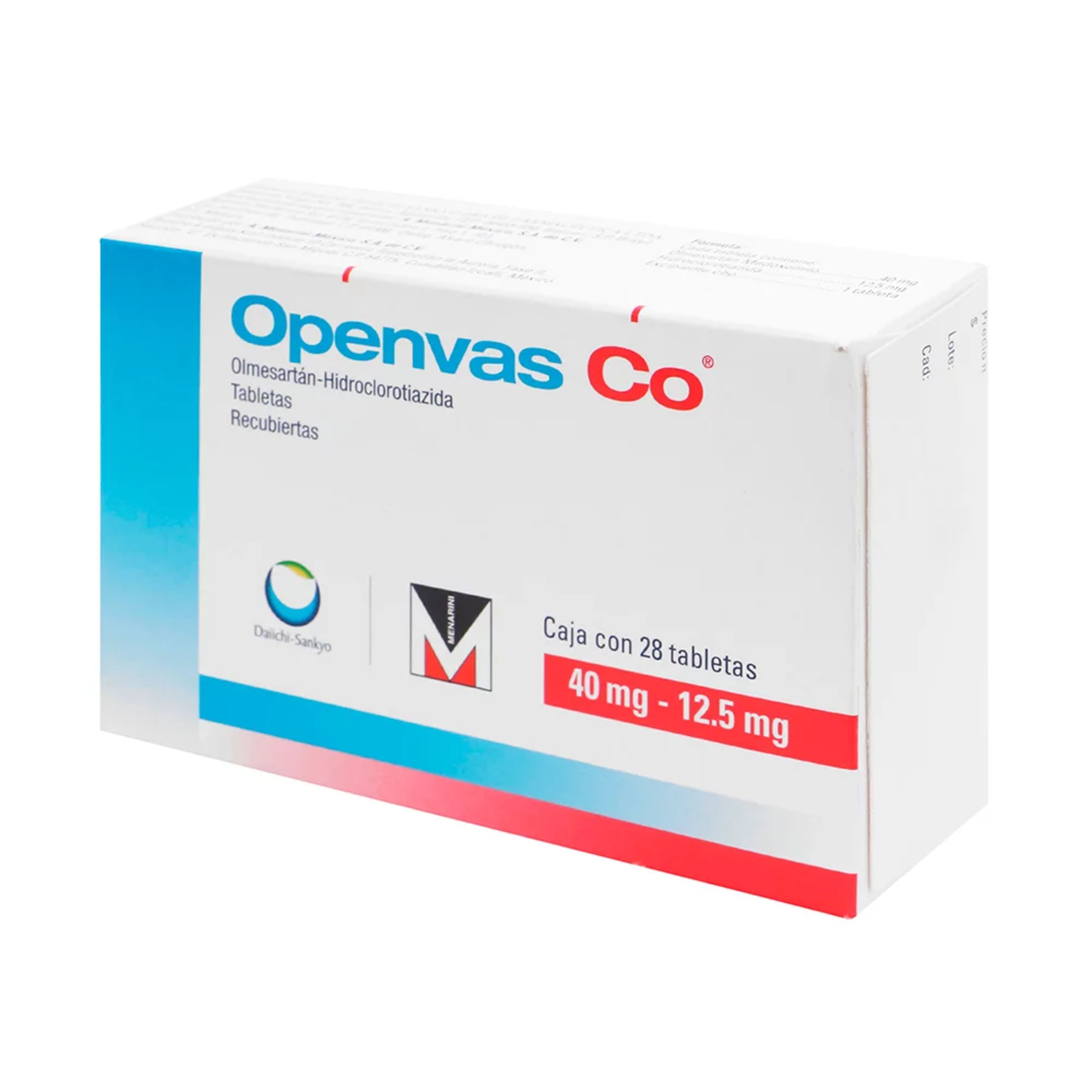 Openvas Co 40/12.5 Mg Con 28 Tabletas