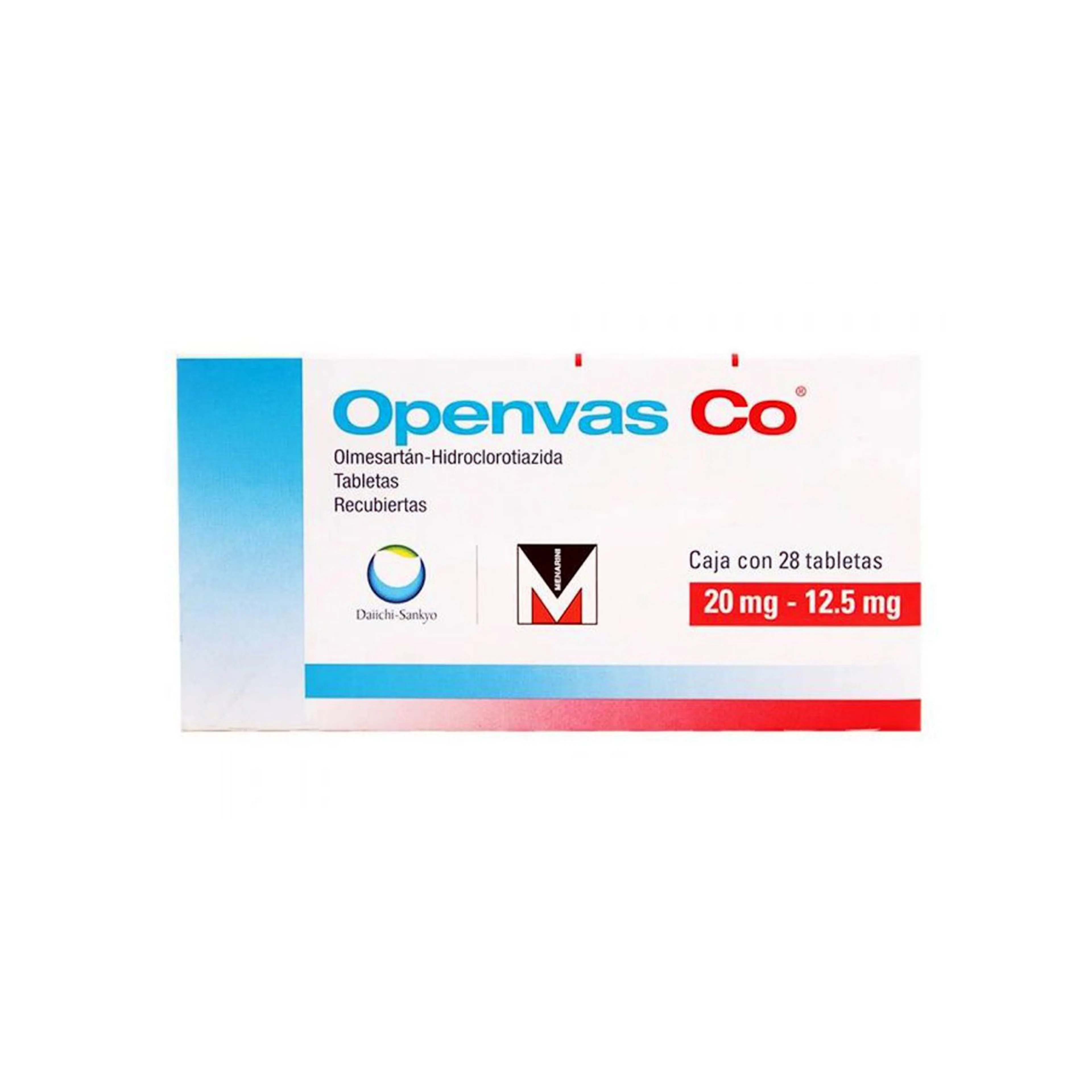 Openvas Co 20/12.5 Mg Con 28 Tabletas