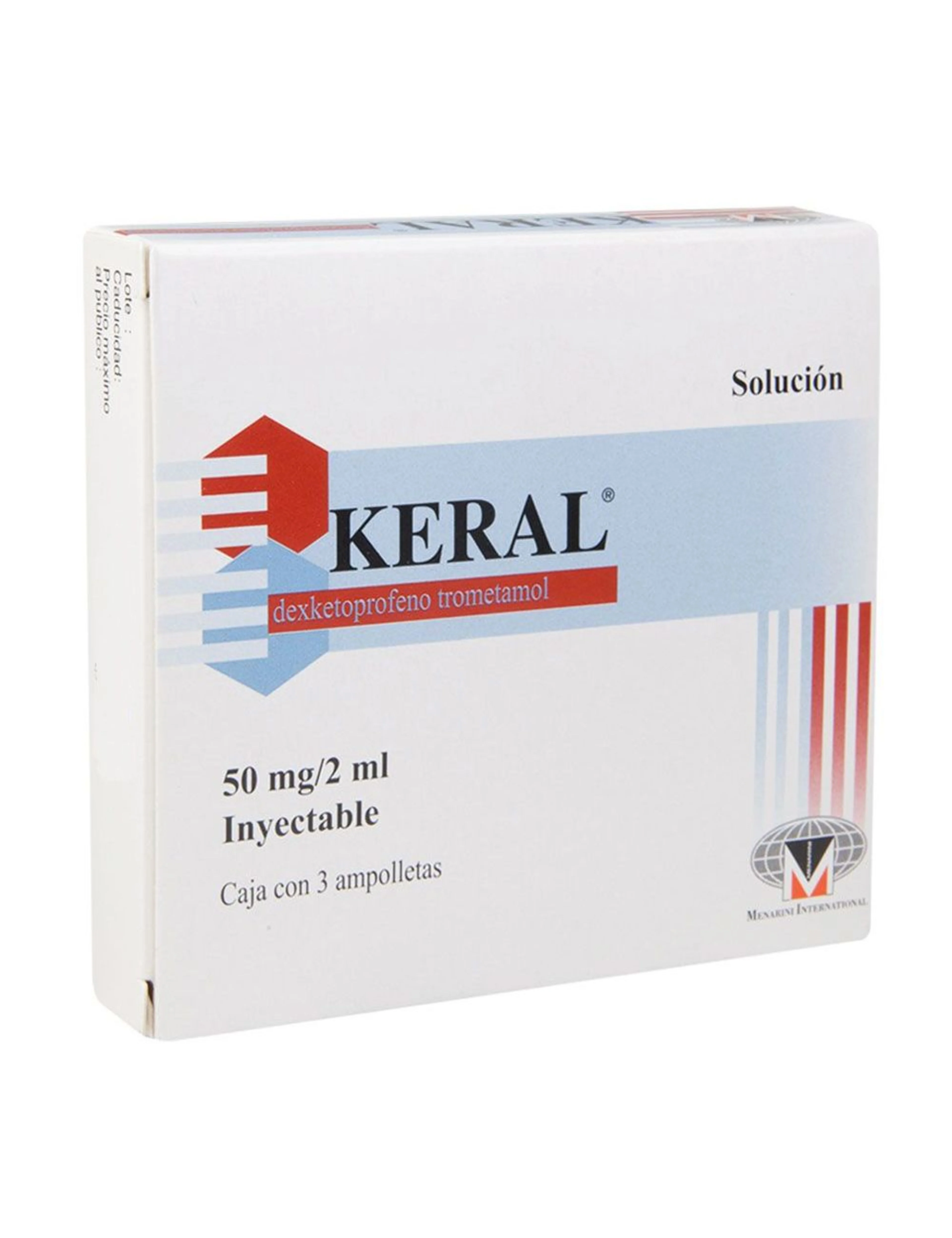Keral 50 Mg Con 100 Ampolleta