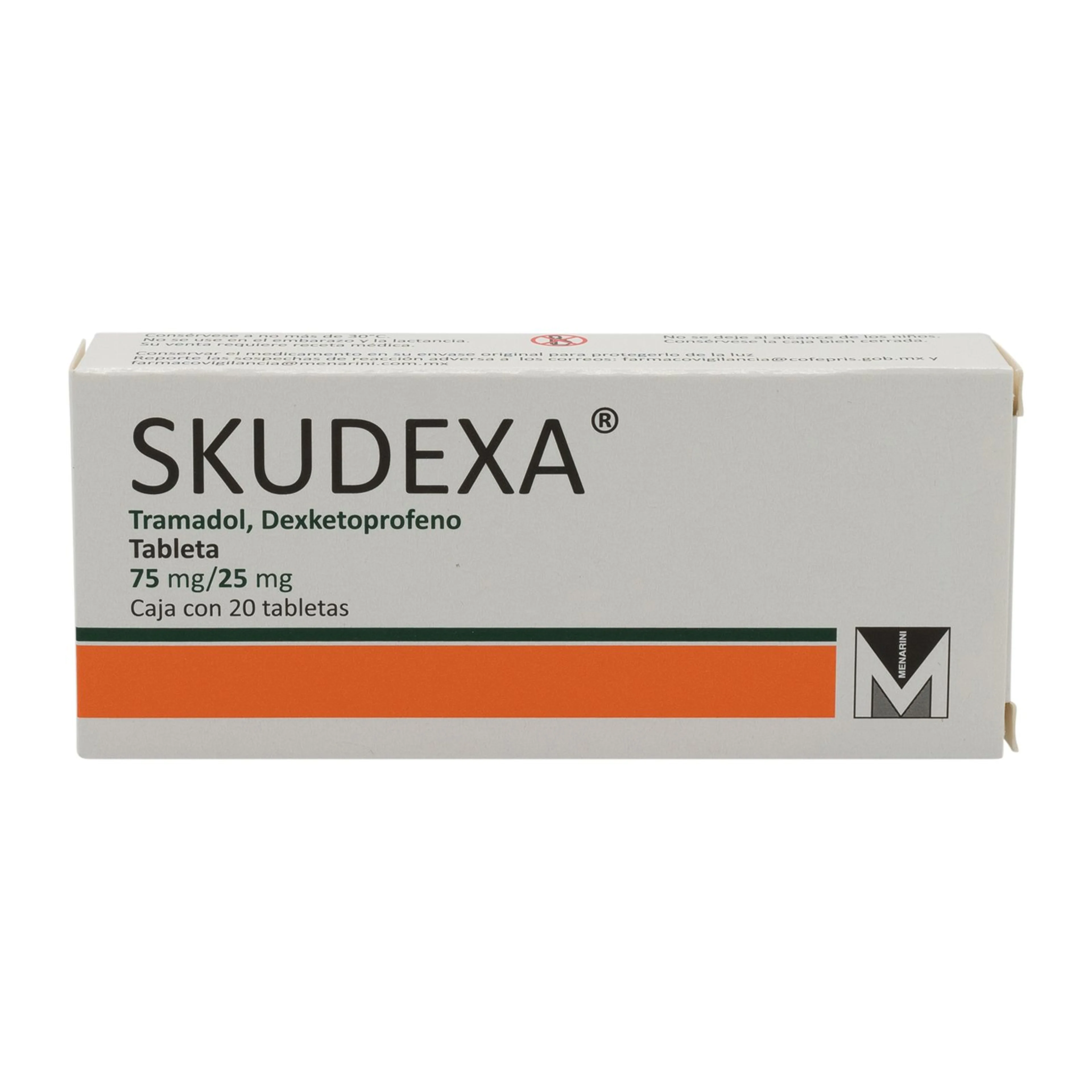 Skudexa 75/25 Mg Con 20 Tabletas