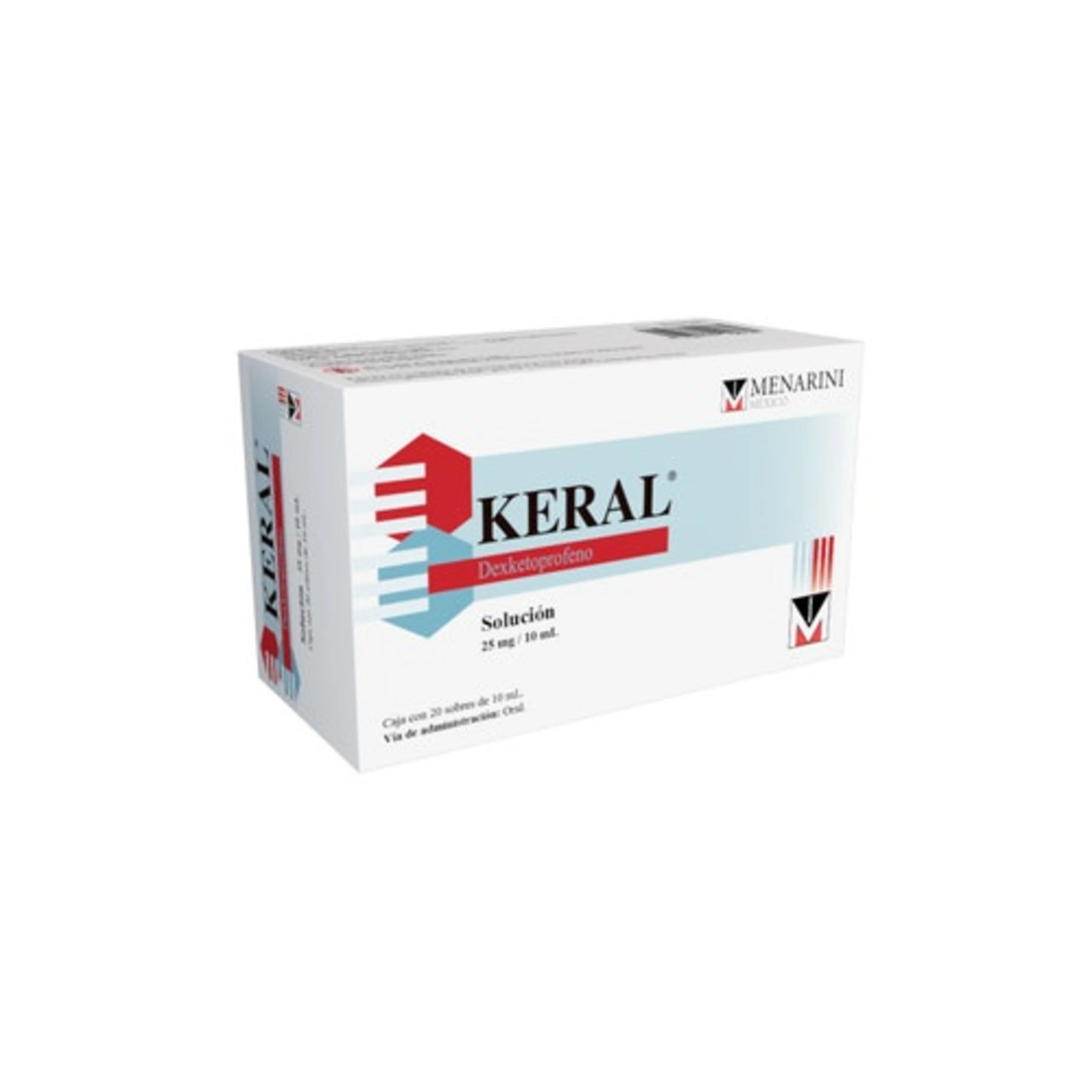 Keral 25 Mg / 10 Ml Solución Con 20 Sobres