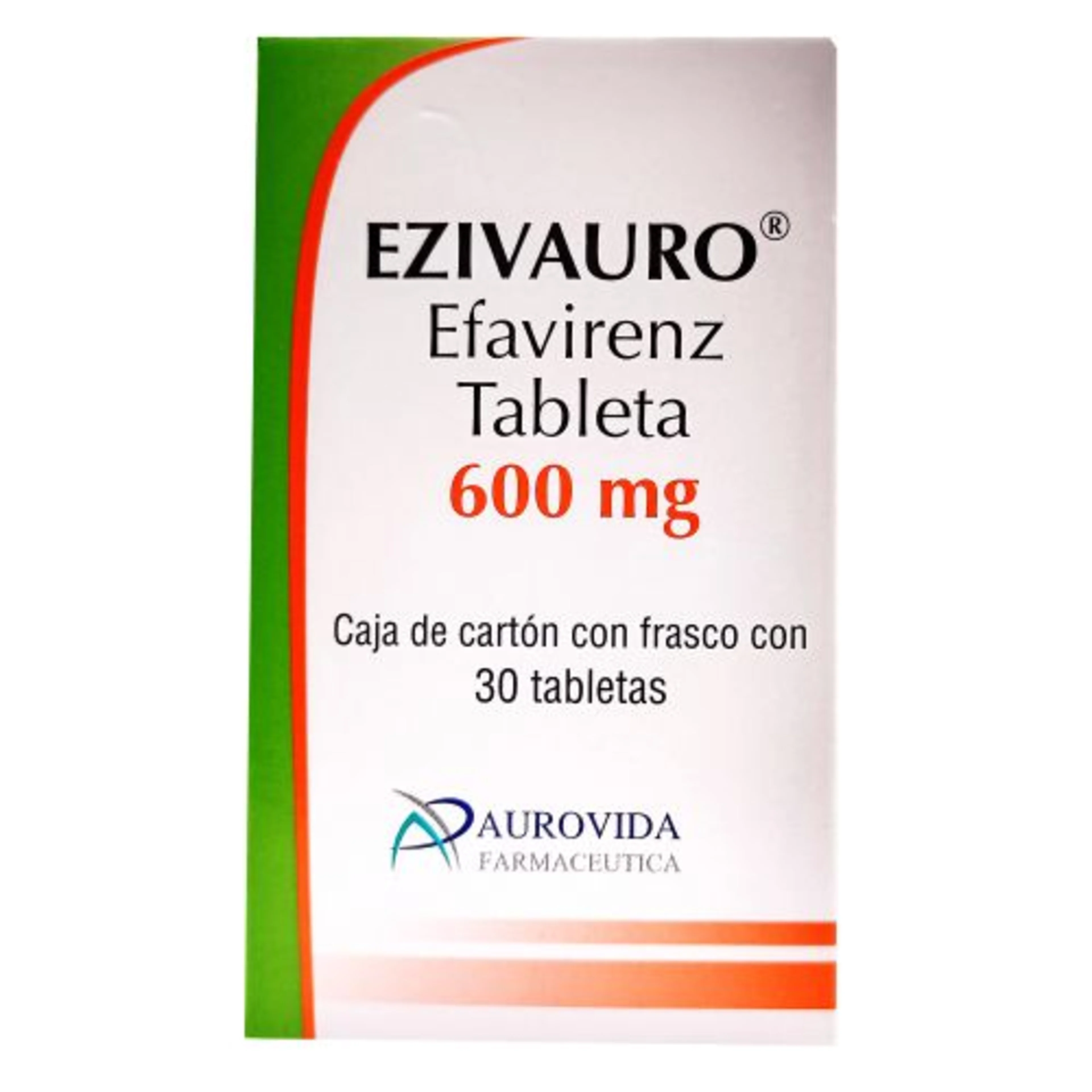 Ezivauro 600 Mg Con 30 Tabletas