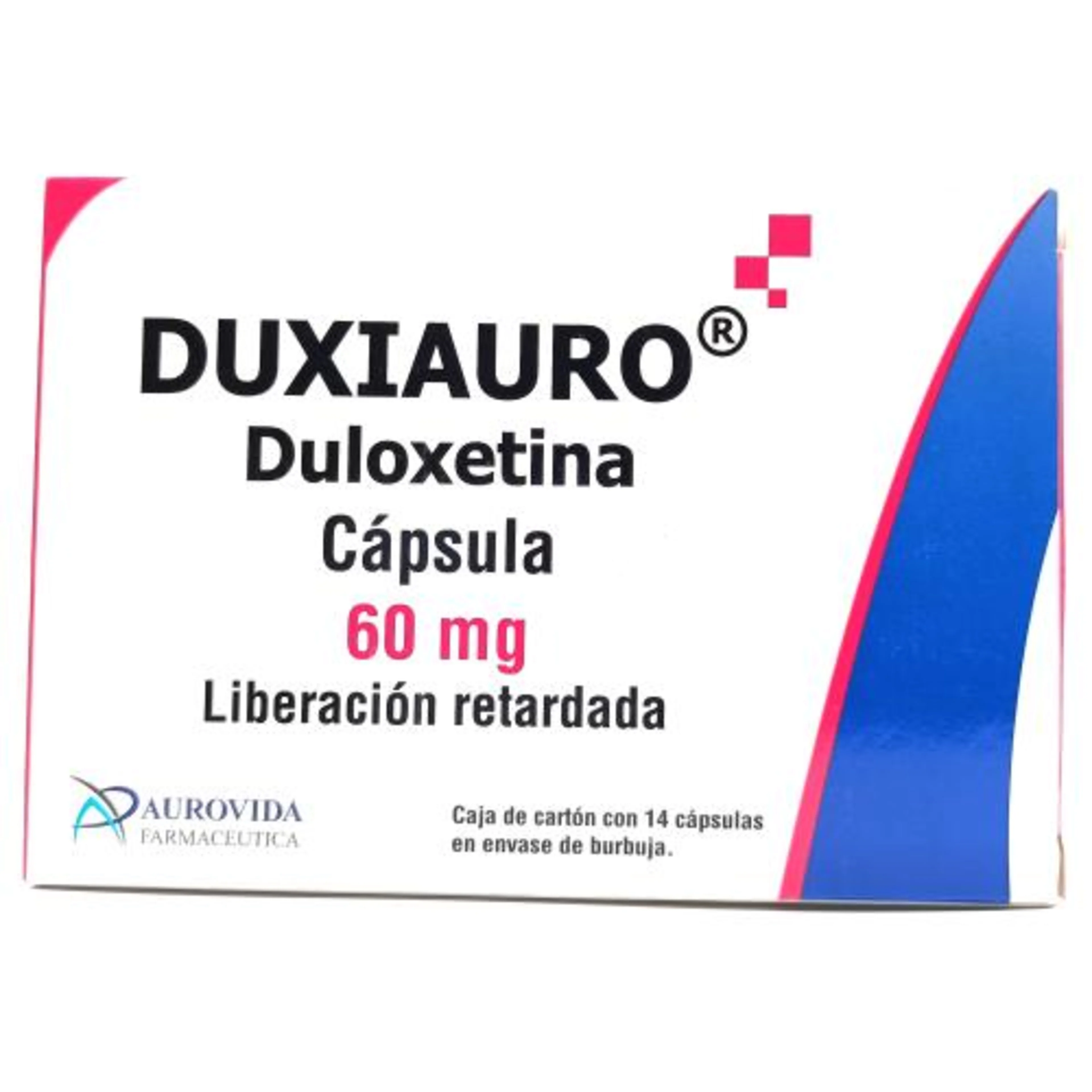 Duxiauro 60 Mg Con 14 Tabletas Liberación Prolongada