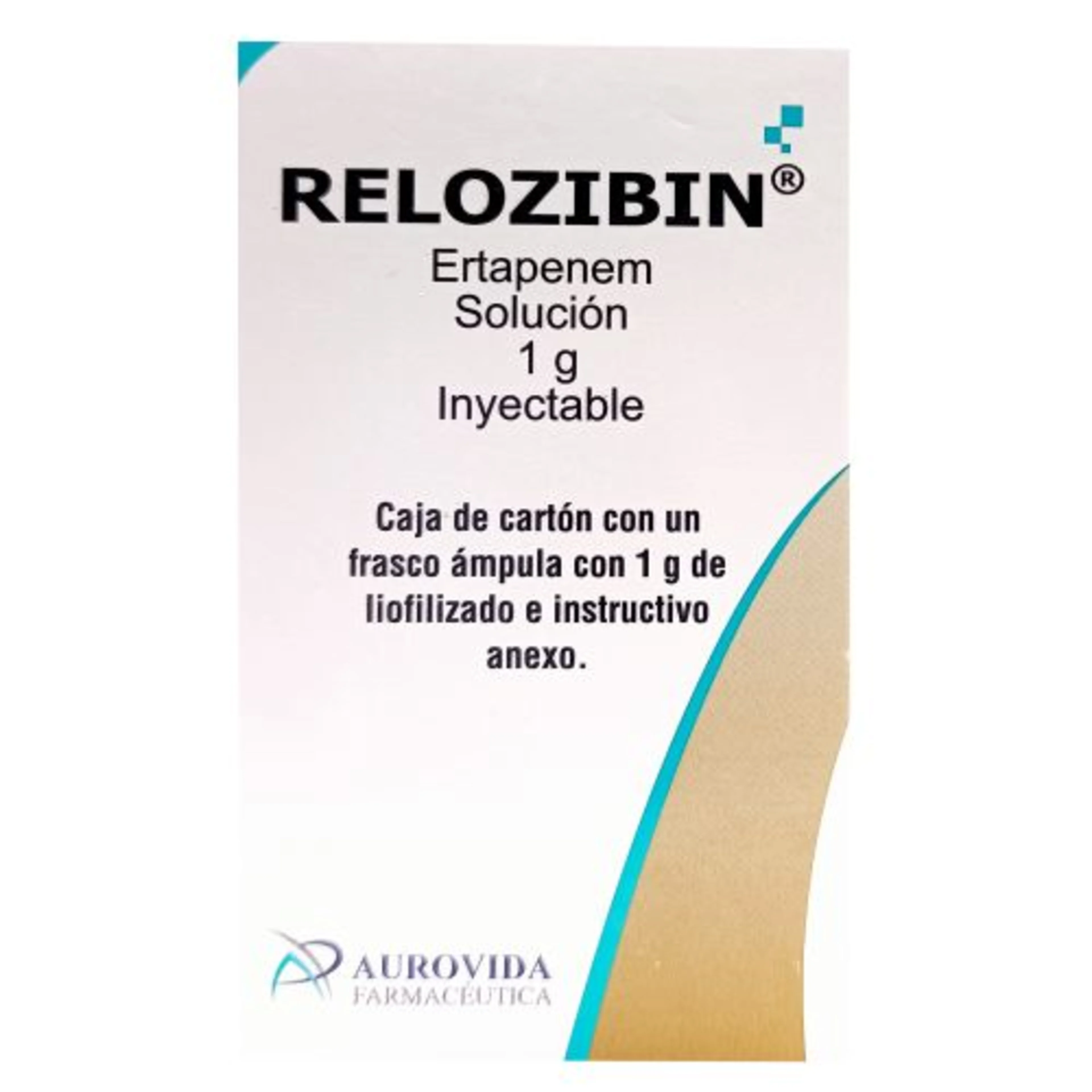 Relozibin Ertapenem 1 G Solución Inyectable