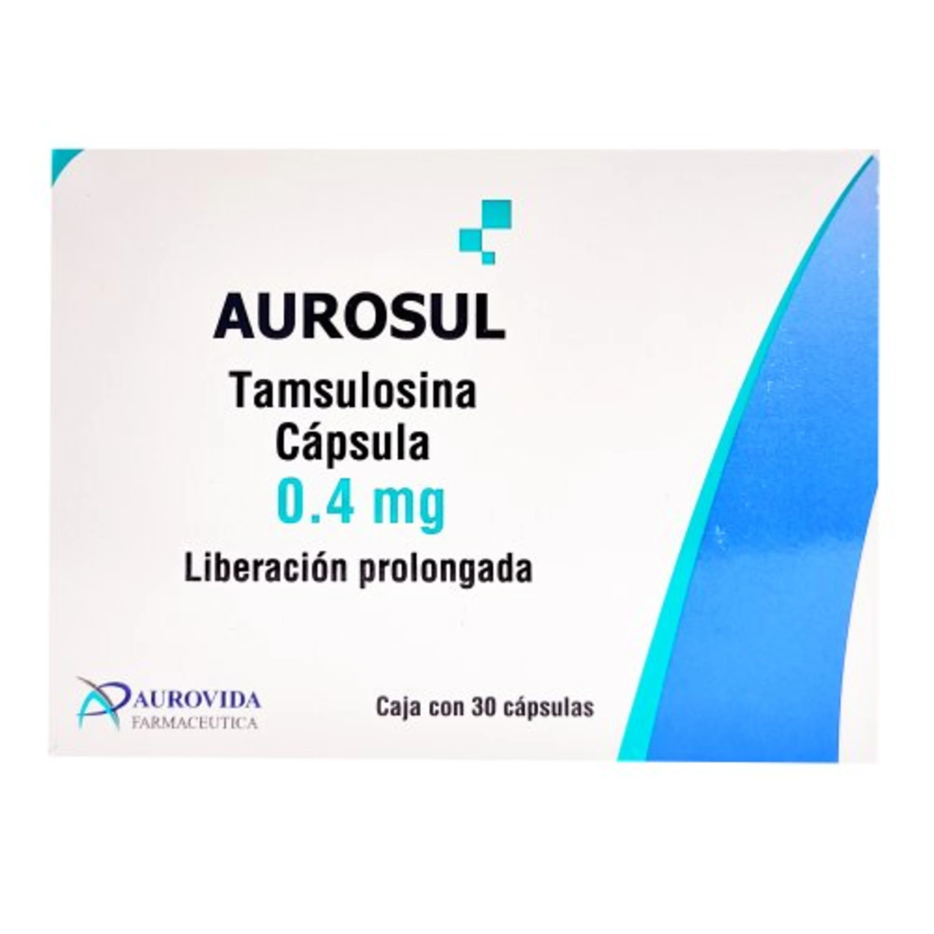 Aurosul 0.4 Mg Liberación Prolongada Con 30 Cápsulas