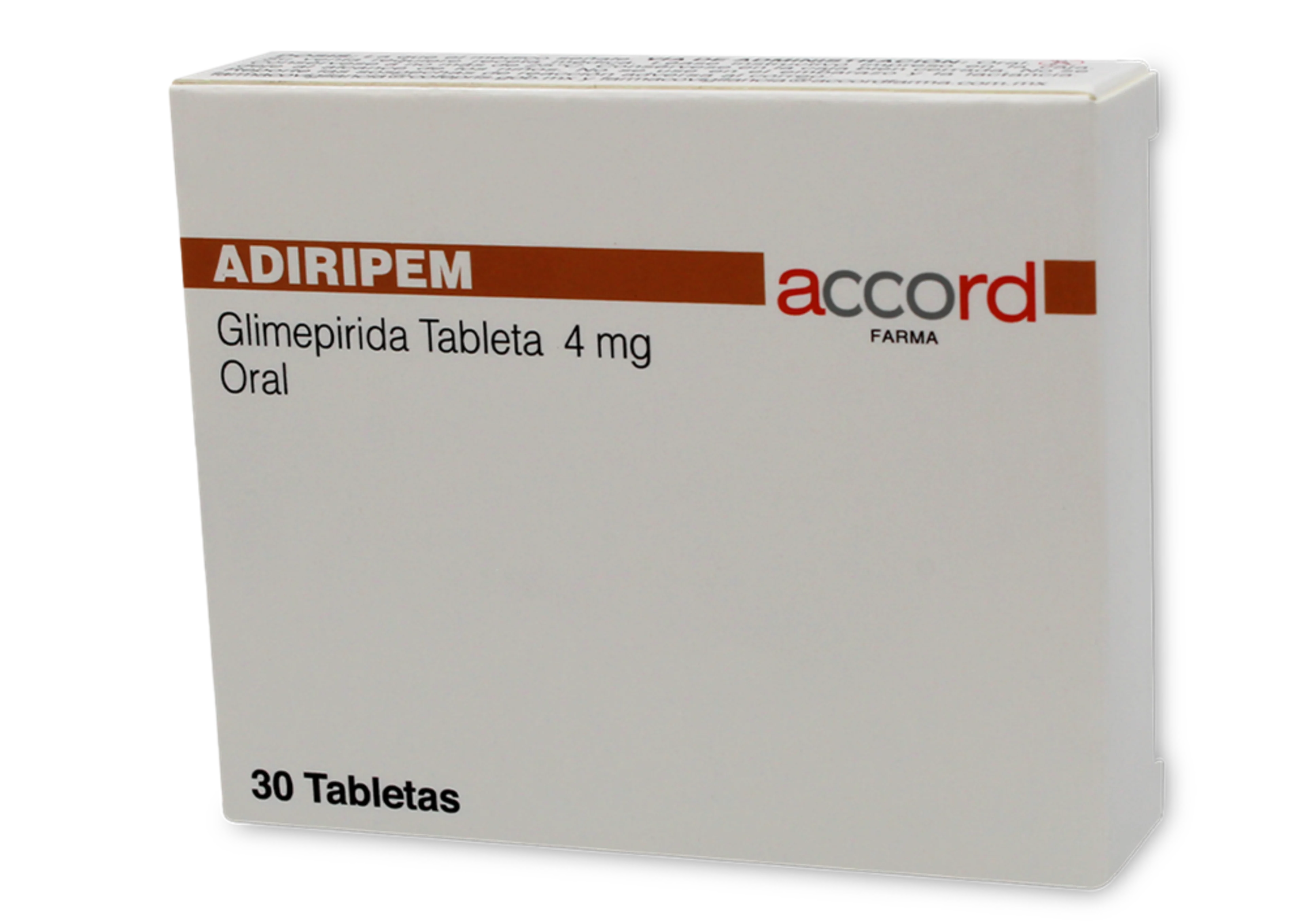 Adiripem 4 Mg Con 30 Tabletas