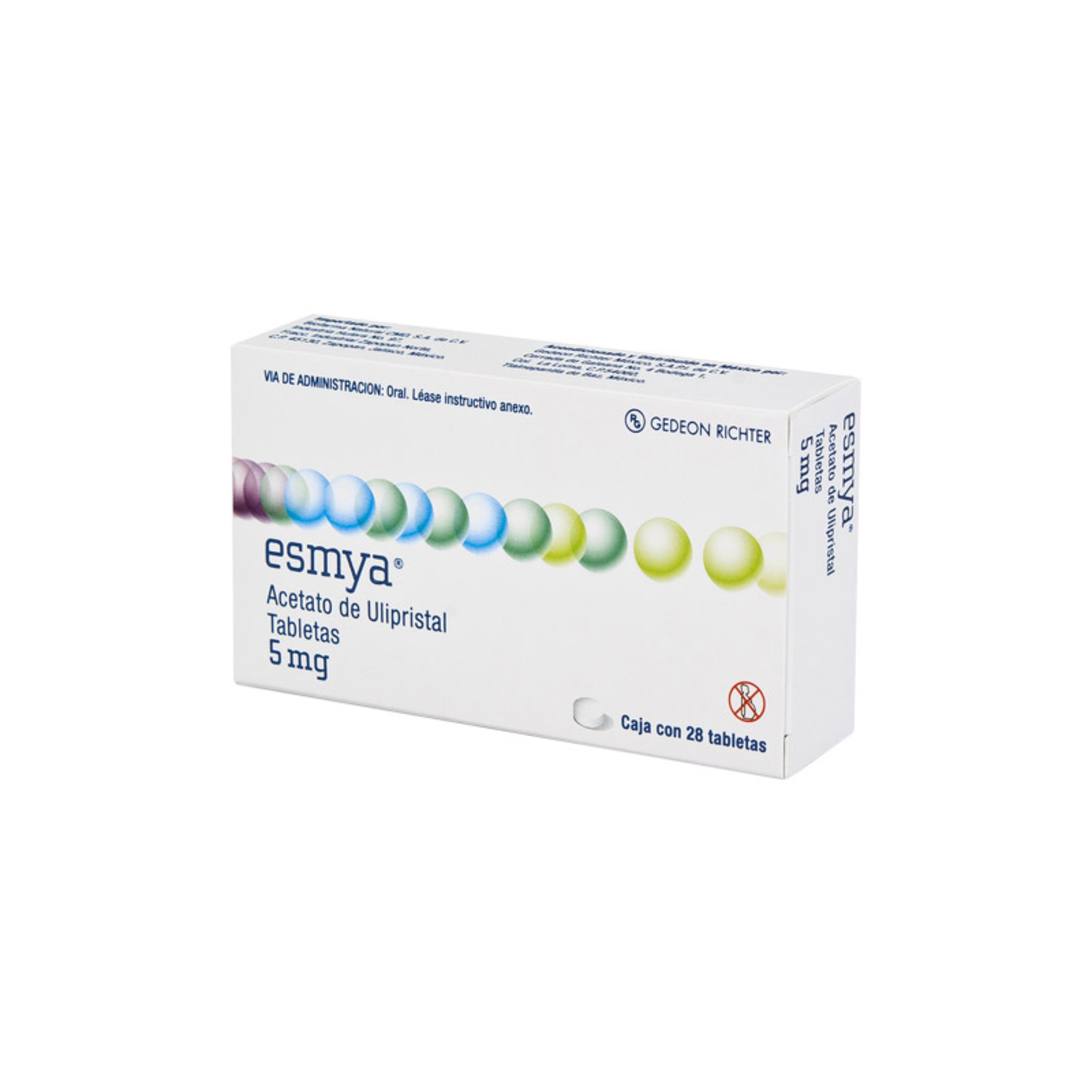 Esmya 5 Mg Con 28 Tabletas