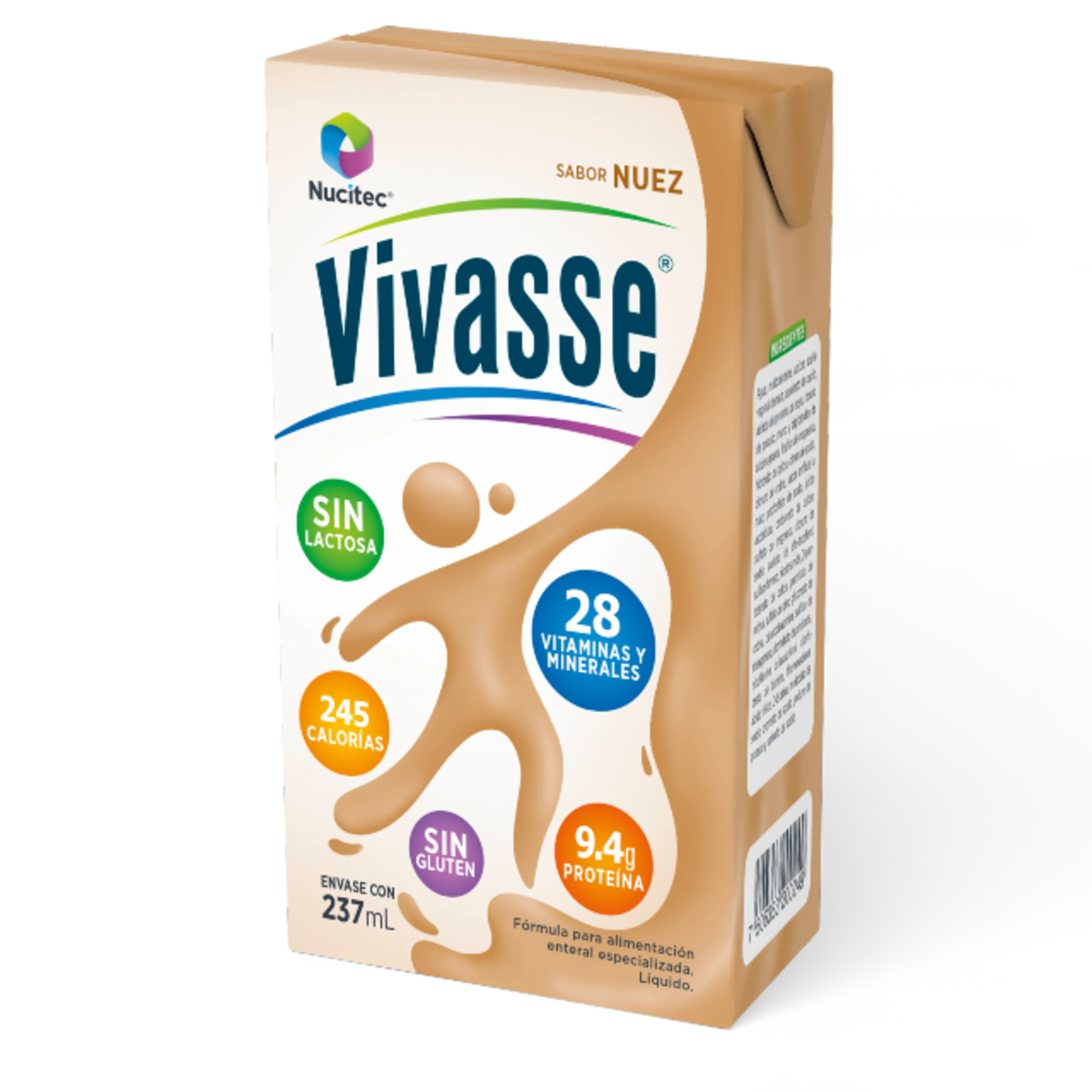 Vivasse Sabor Nuez con 237 ml