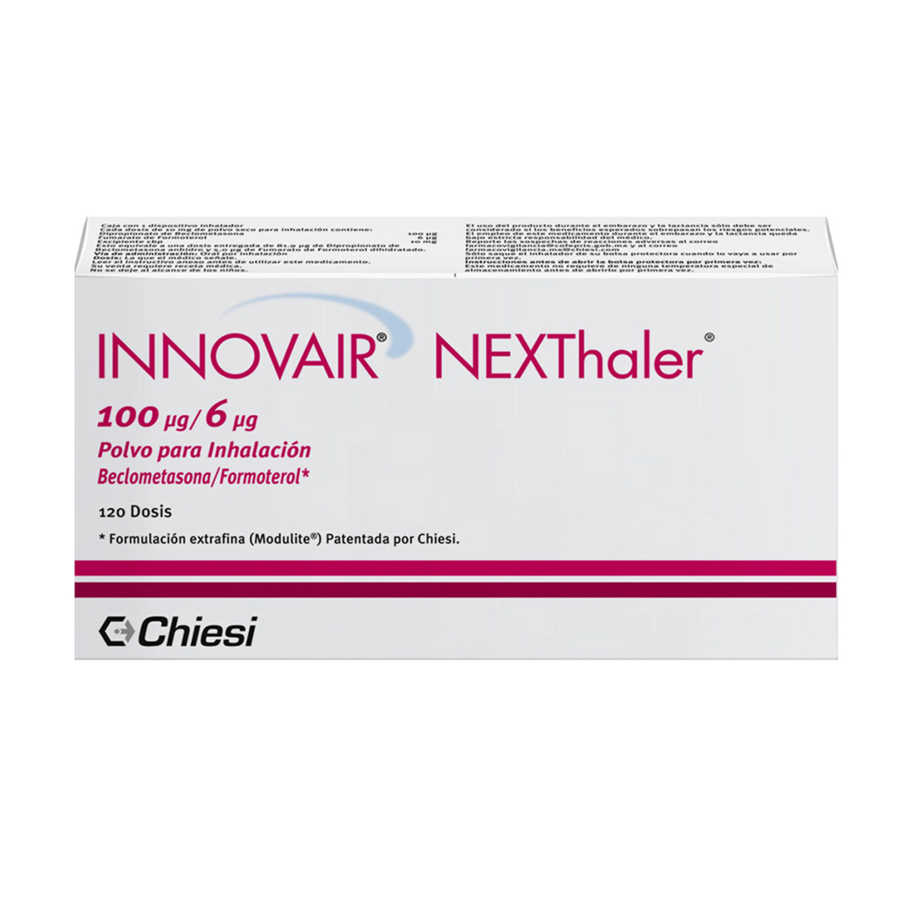 Innovair Nexthaler 100/6 Mcg Polvo Para Inhalación Con 120 Dosis