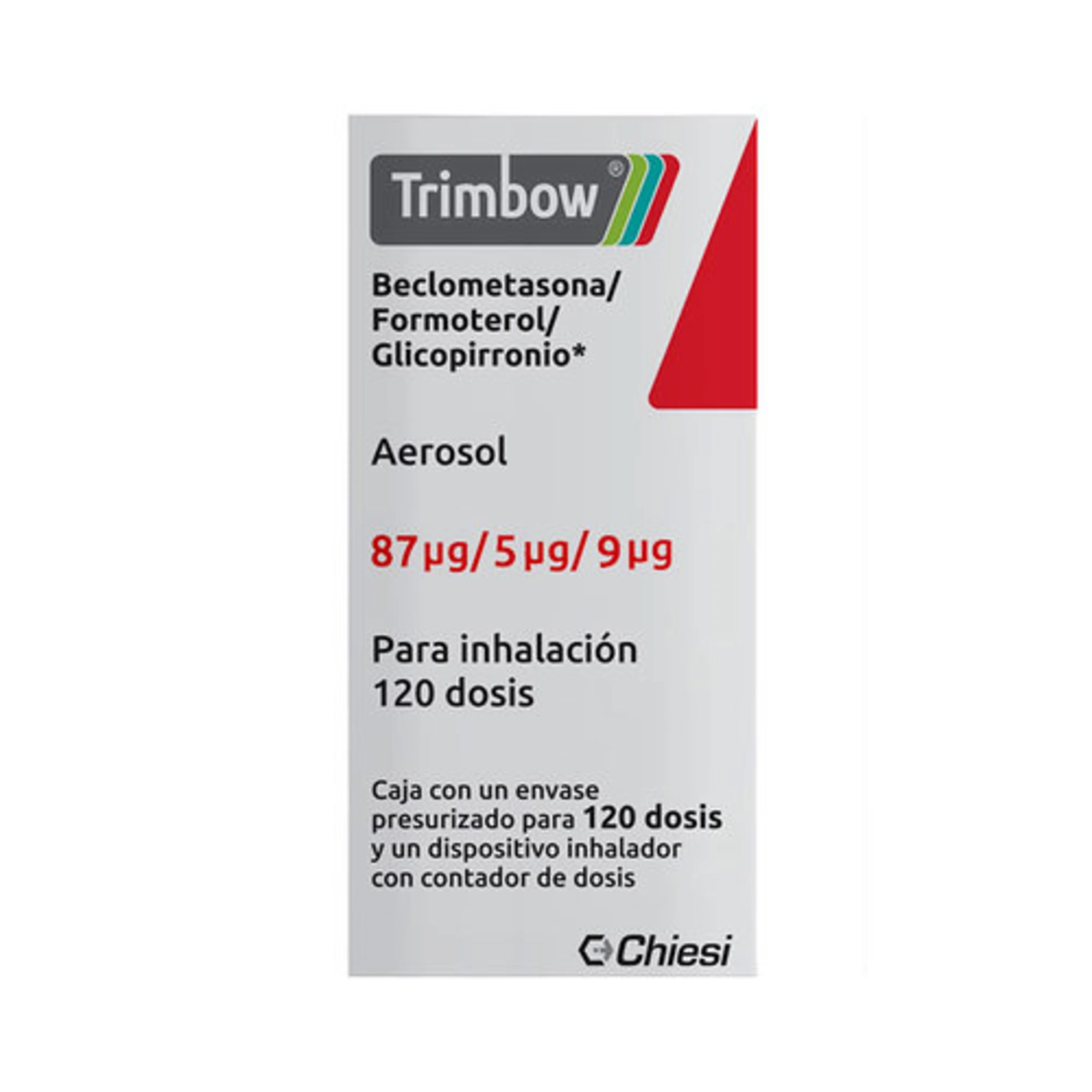 Trimbow 87/5/9 Mcg Aerosol Con 120 Dosis