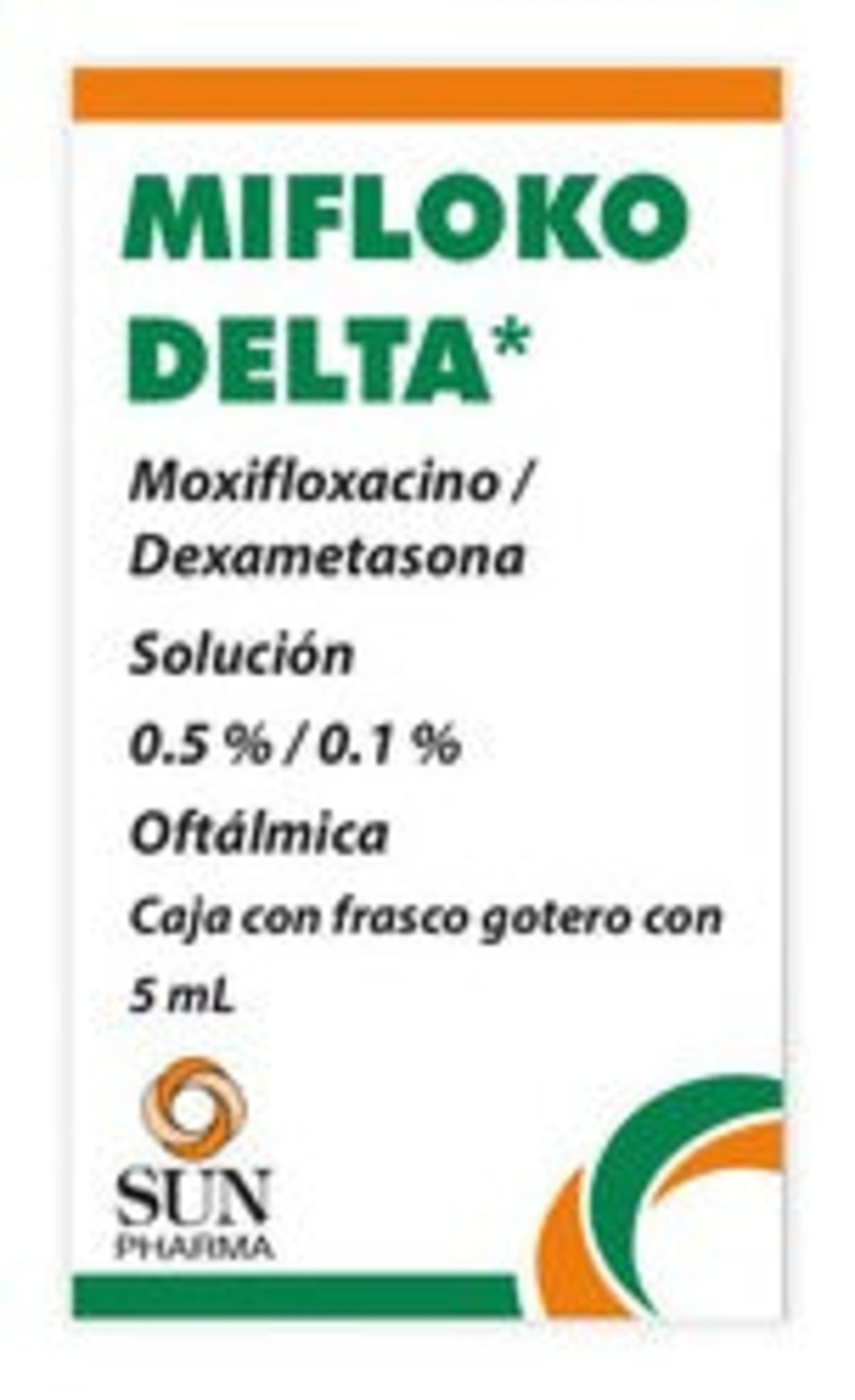 Mifloko Delta Moxifloxacino Dexametasona 5 Mg Solución En Gotas