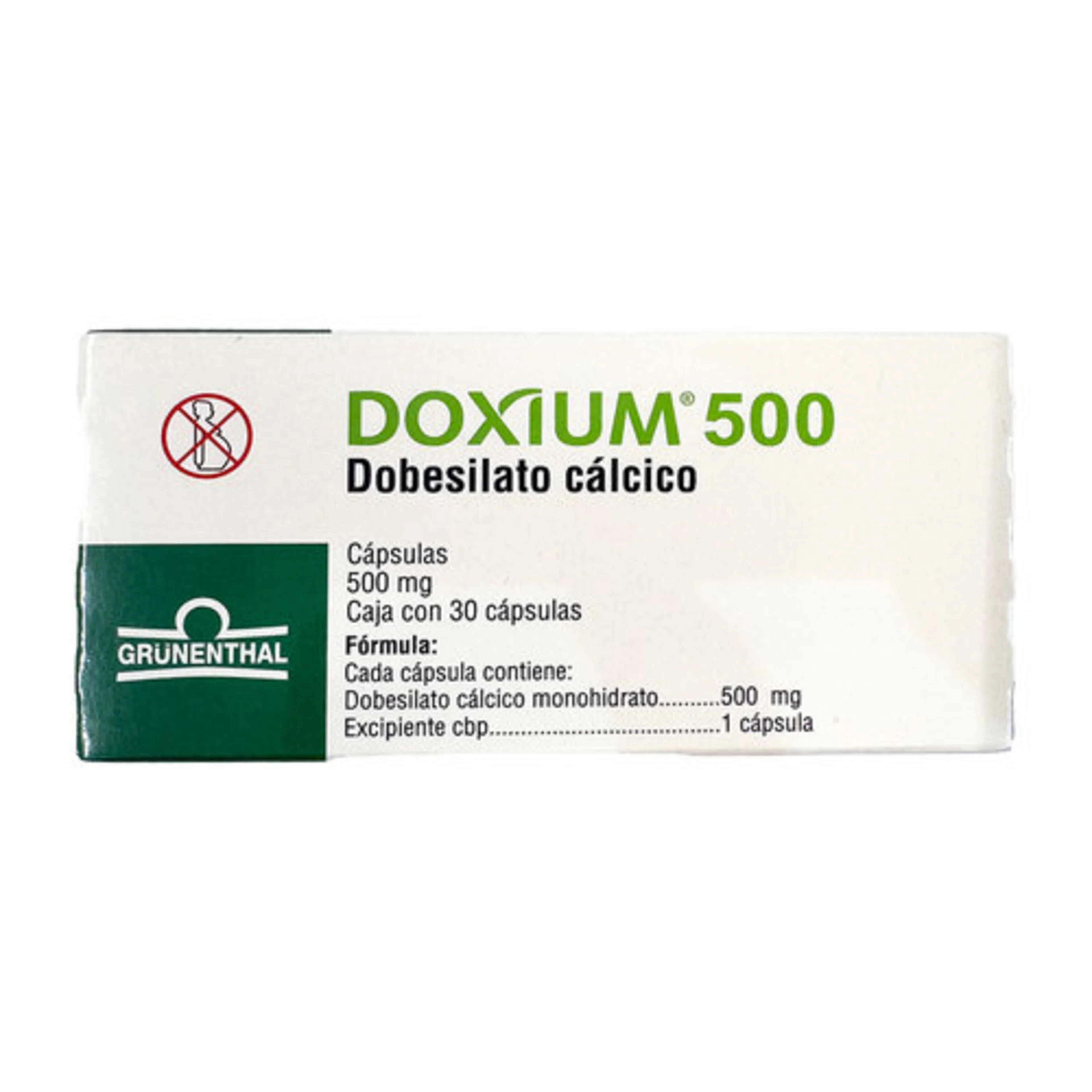 Doxium 500 Mg Con 30 Cápsulas Pack De 2