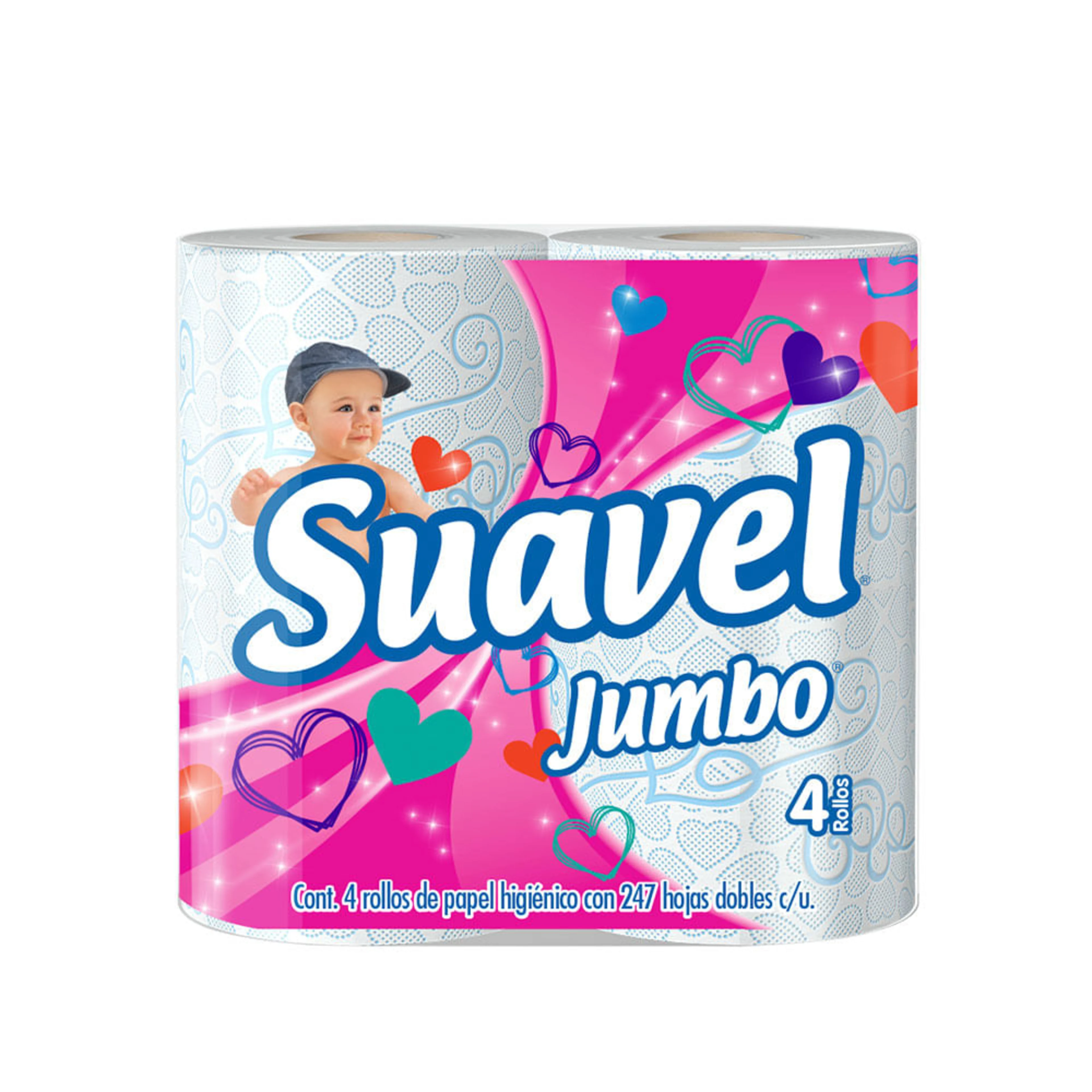Suavel higienico 247hojas con 4