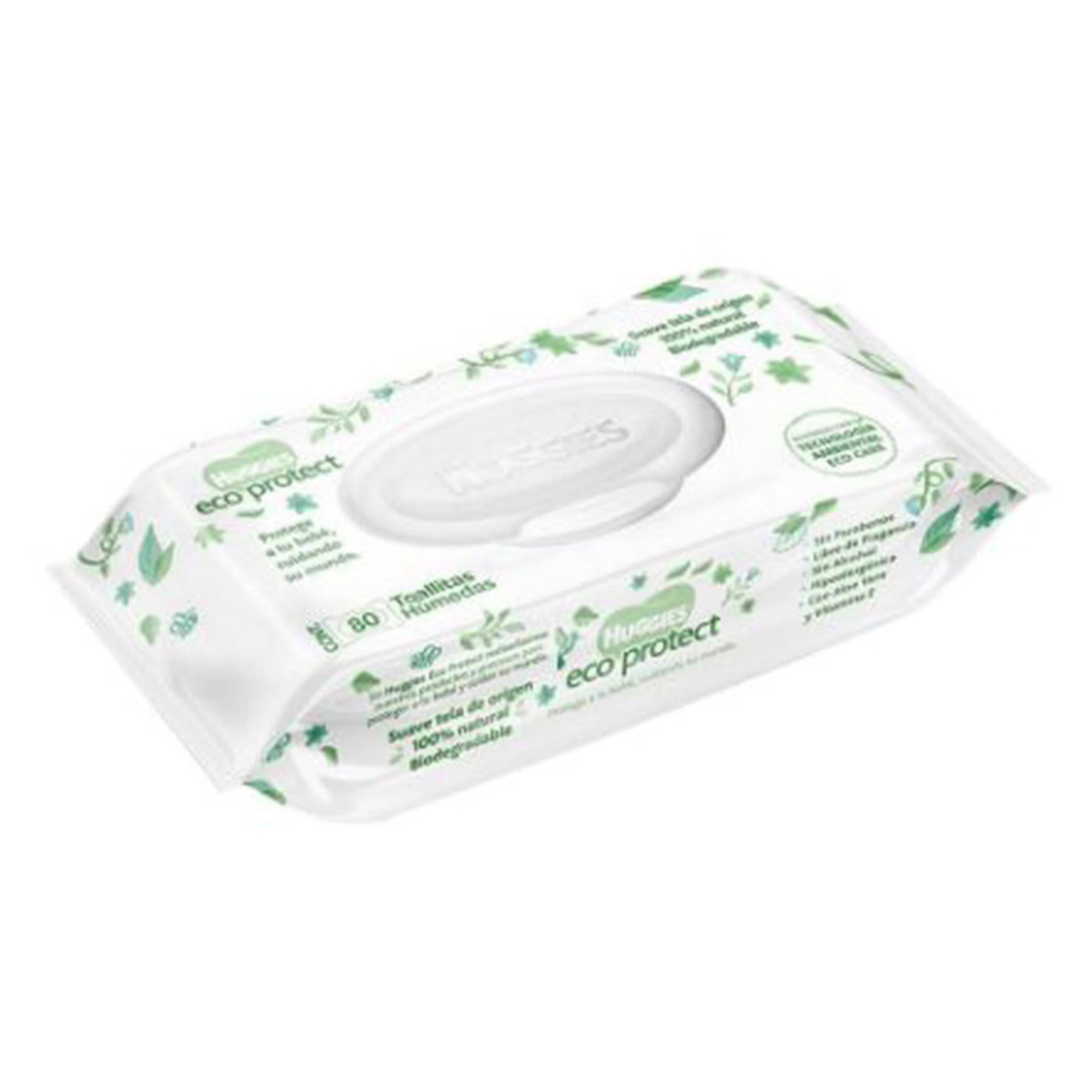 Huggies Eco Protect Toallas Húmedas Con 80 Piezas