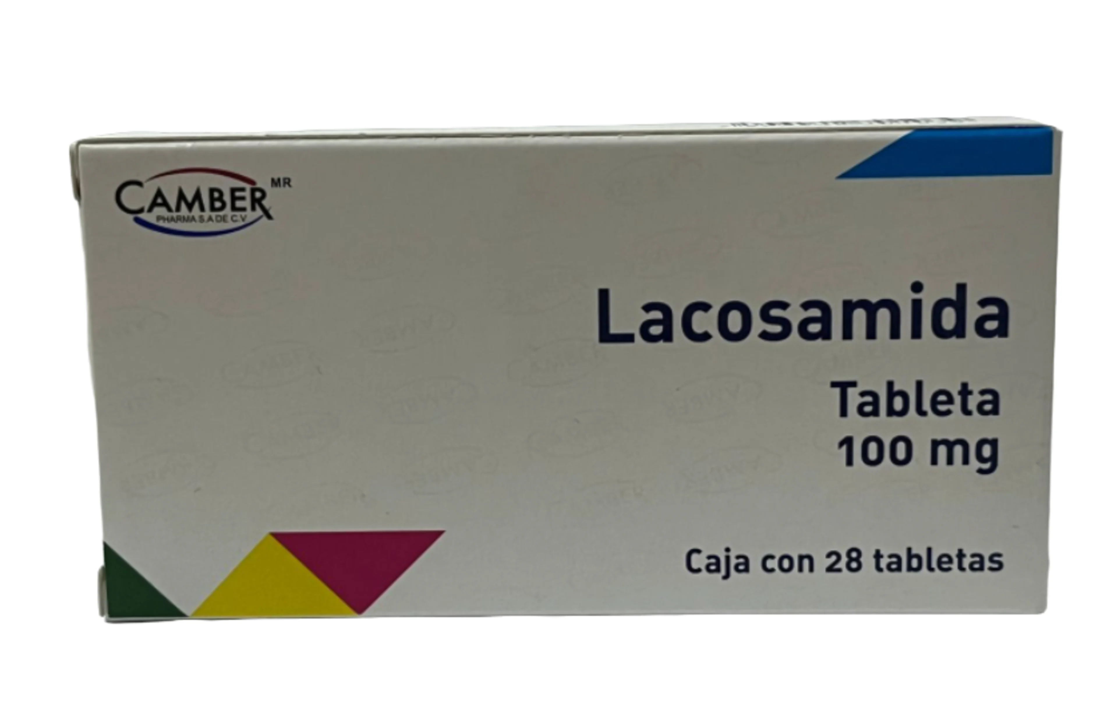 Lacosamida 100 Mg Con 28 Tabletas