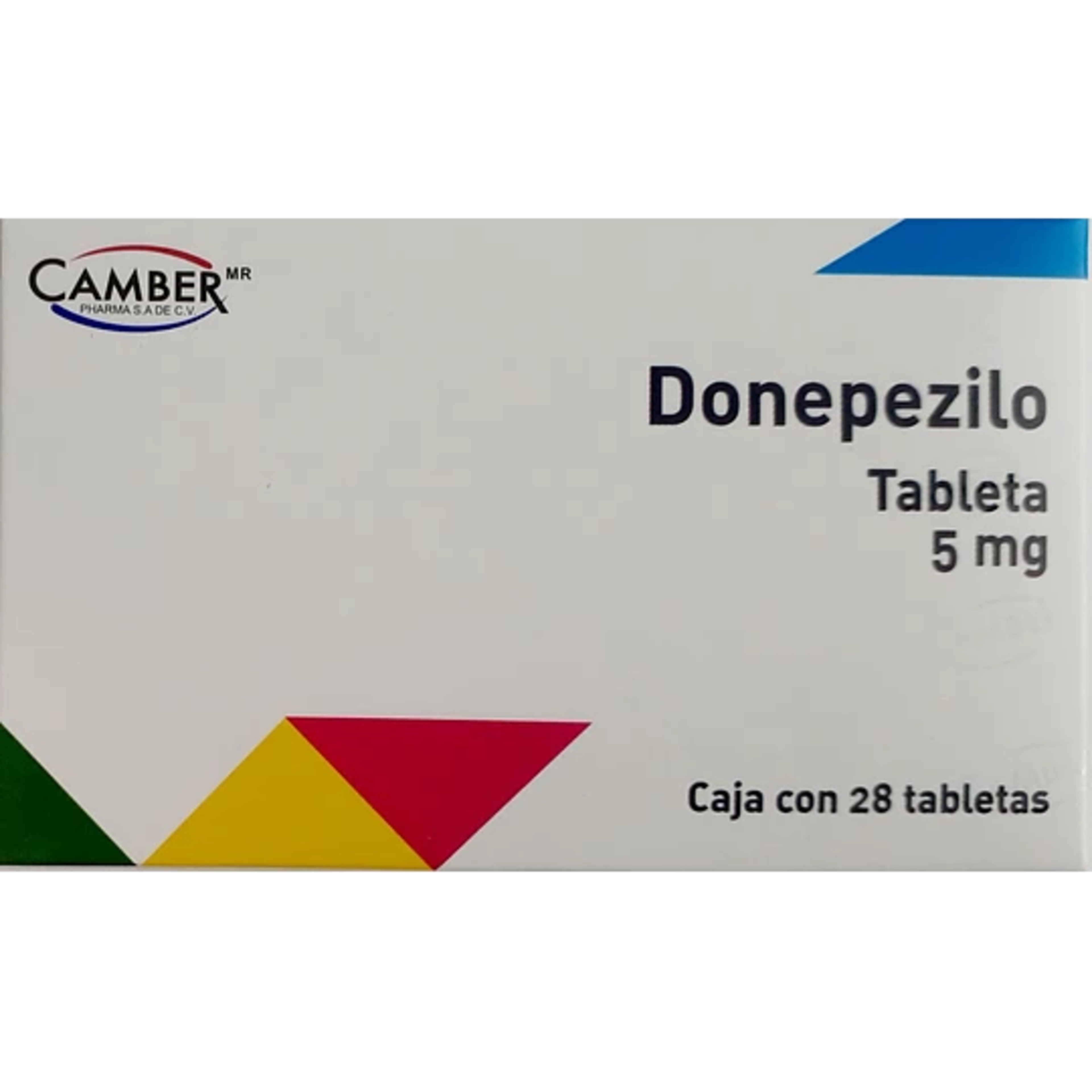 Donepezilo 5 Mg Con 28 Tabletas