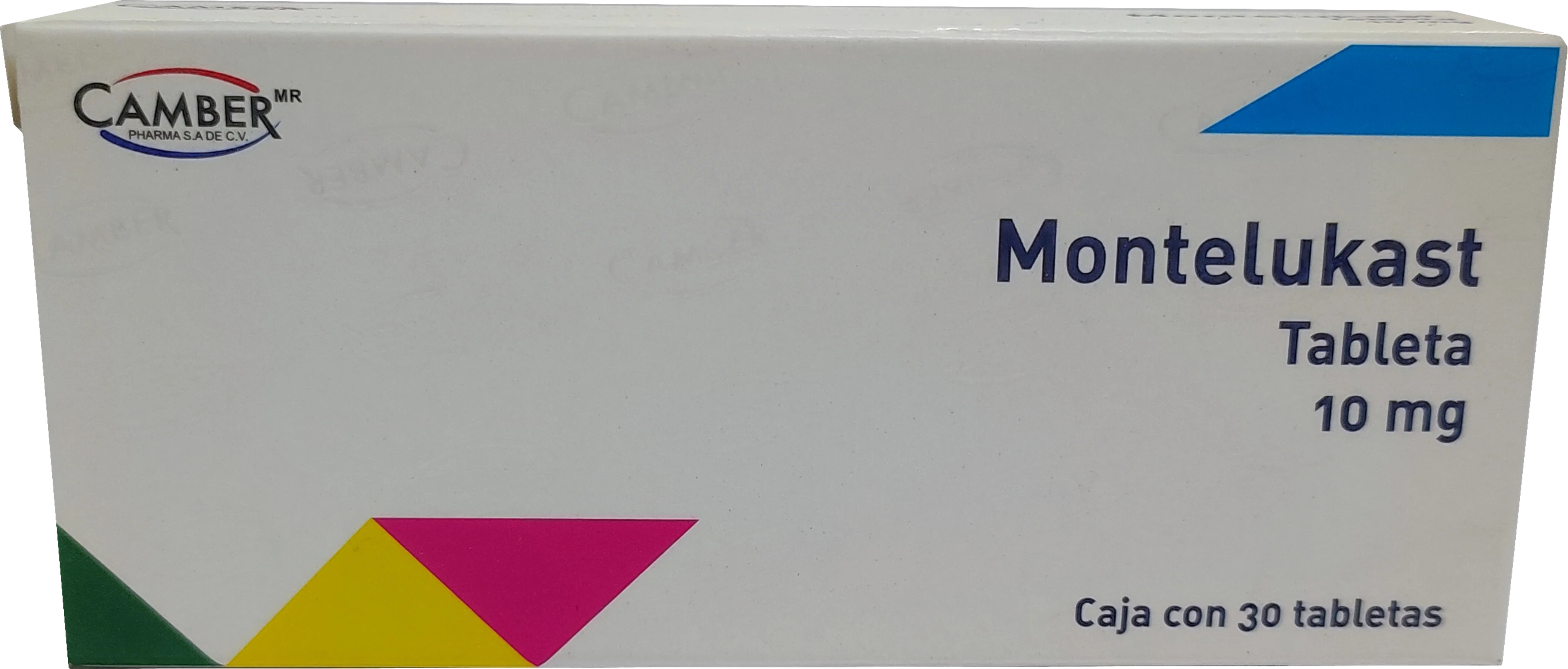 Montelukast 10 Mg Con 30 Tabletas (Camber)