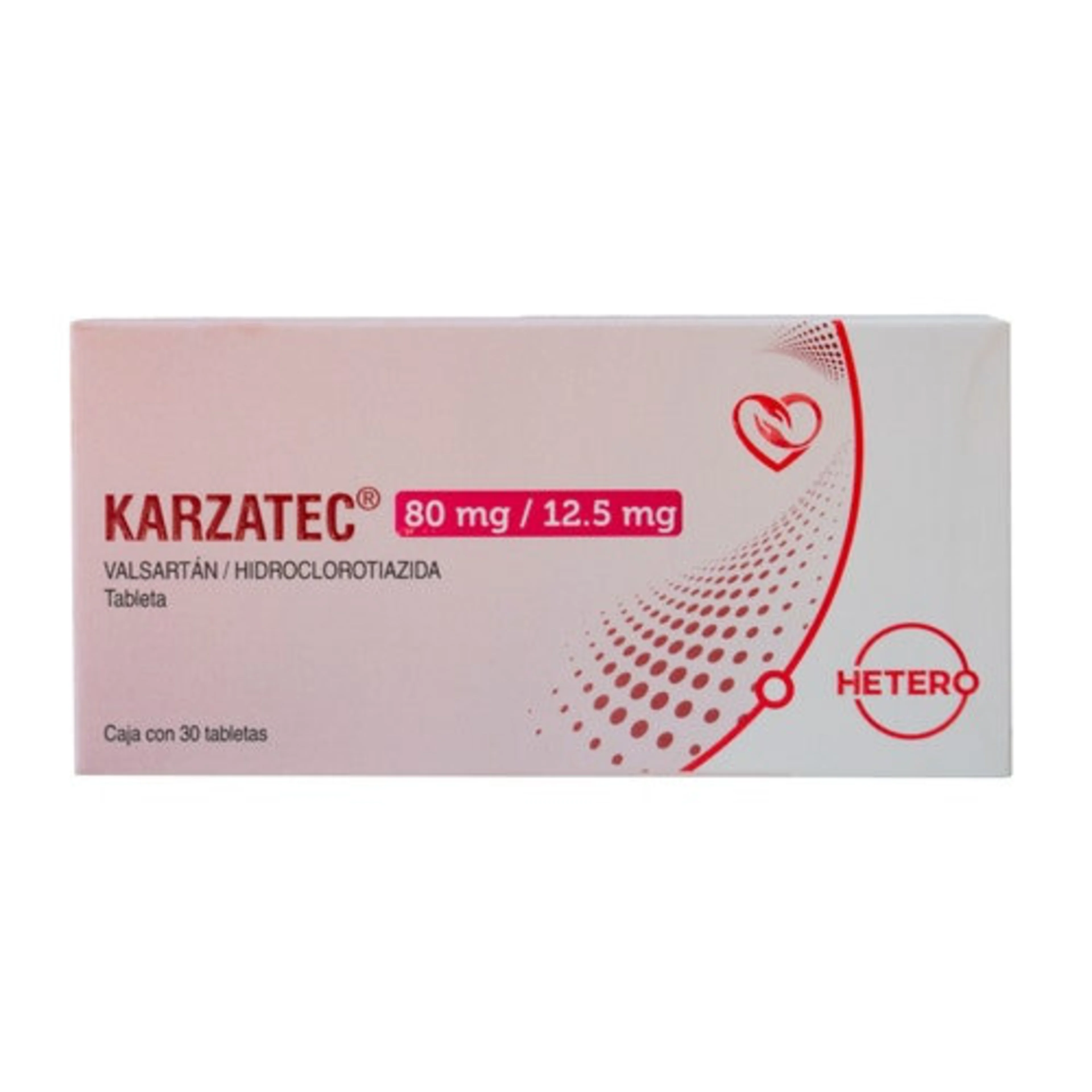 Karzatec 80 Mg/12.5 Mg Con 30 Tabletas