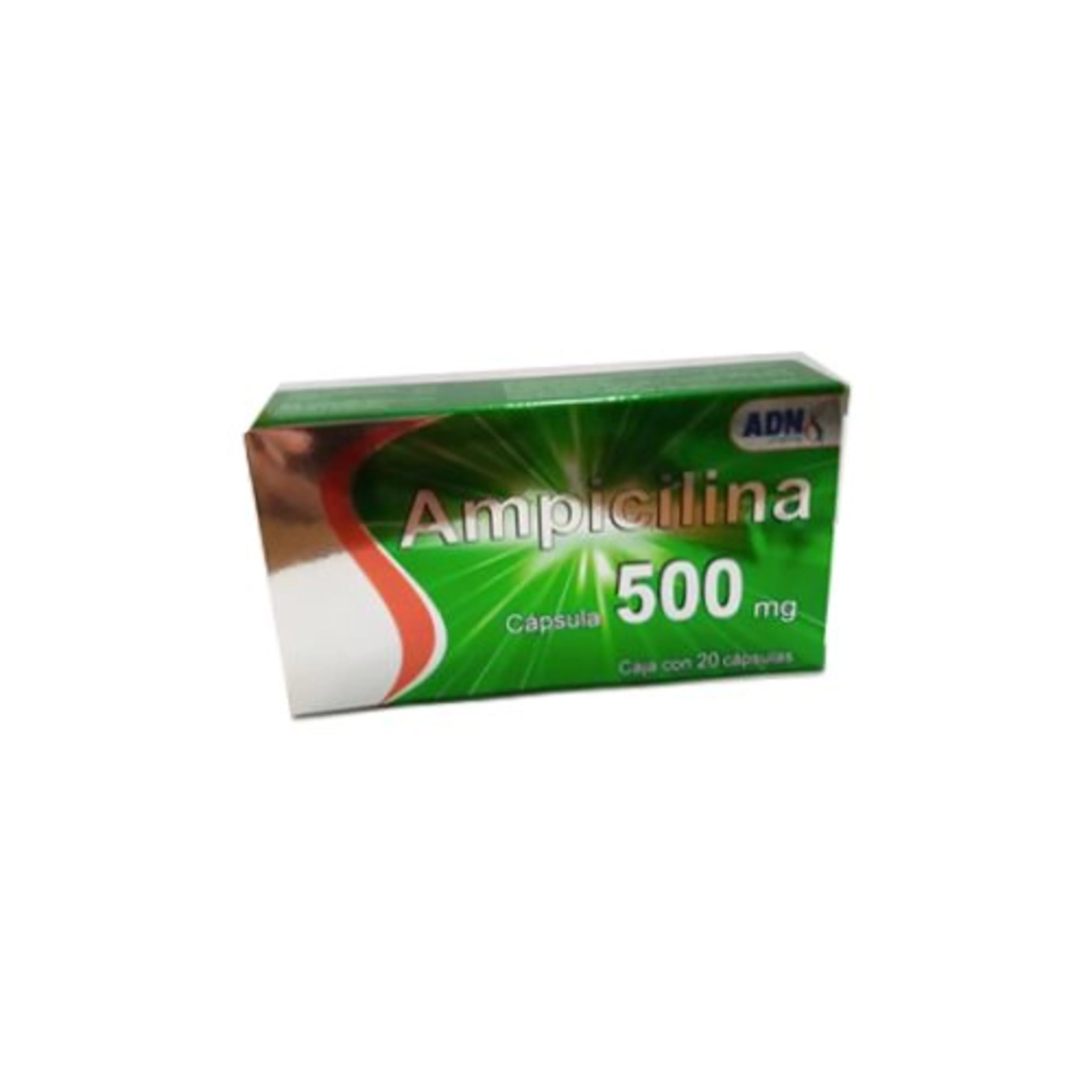 Ampicilina 500 Mg Con 20 Cápsulas