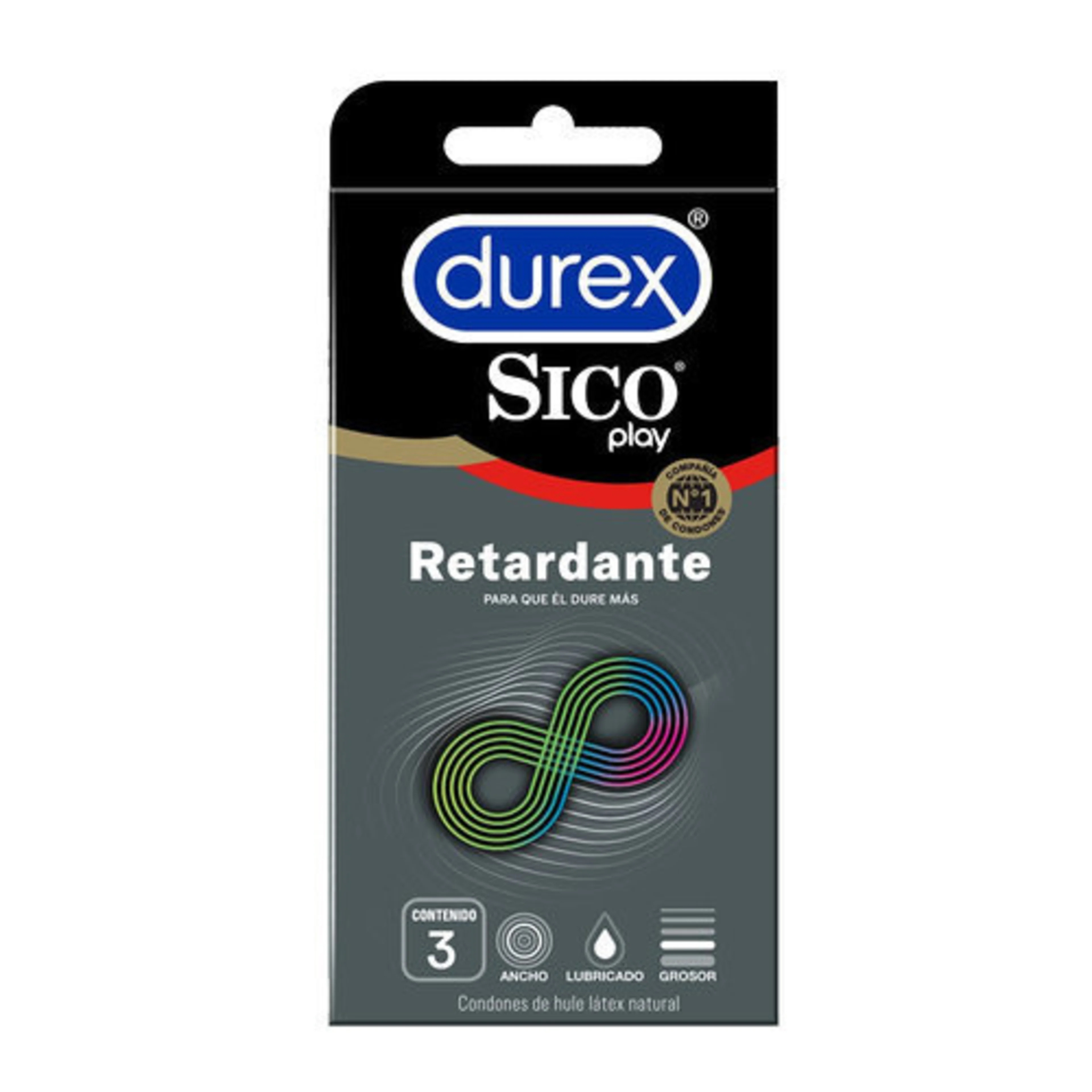 Sico Play Retardante Condones Con 3 Piezas