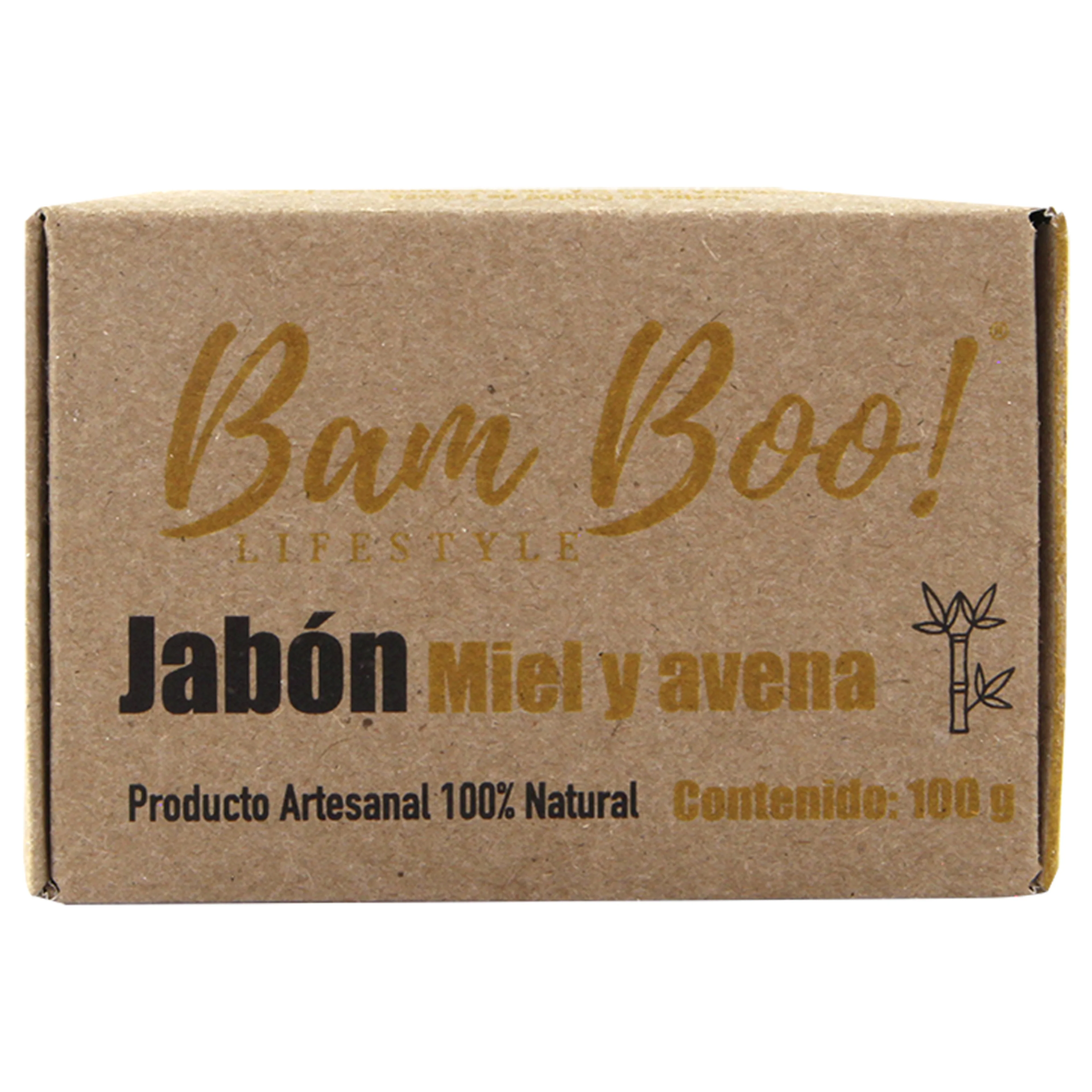 Bam Boo! Lifestyle Jabón Miel Y Avena 100 Gr