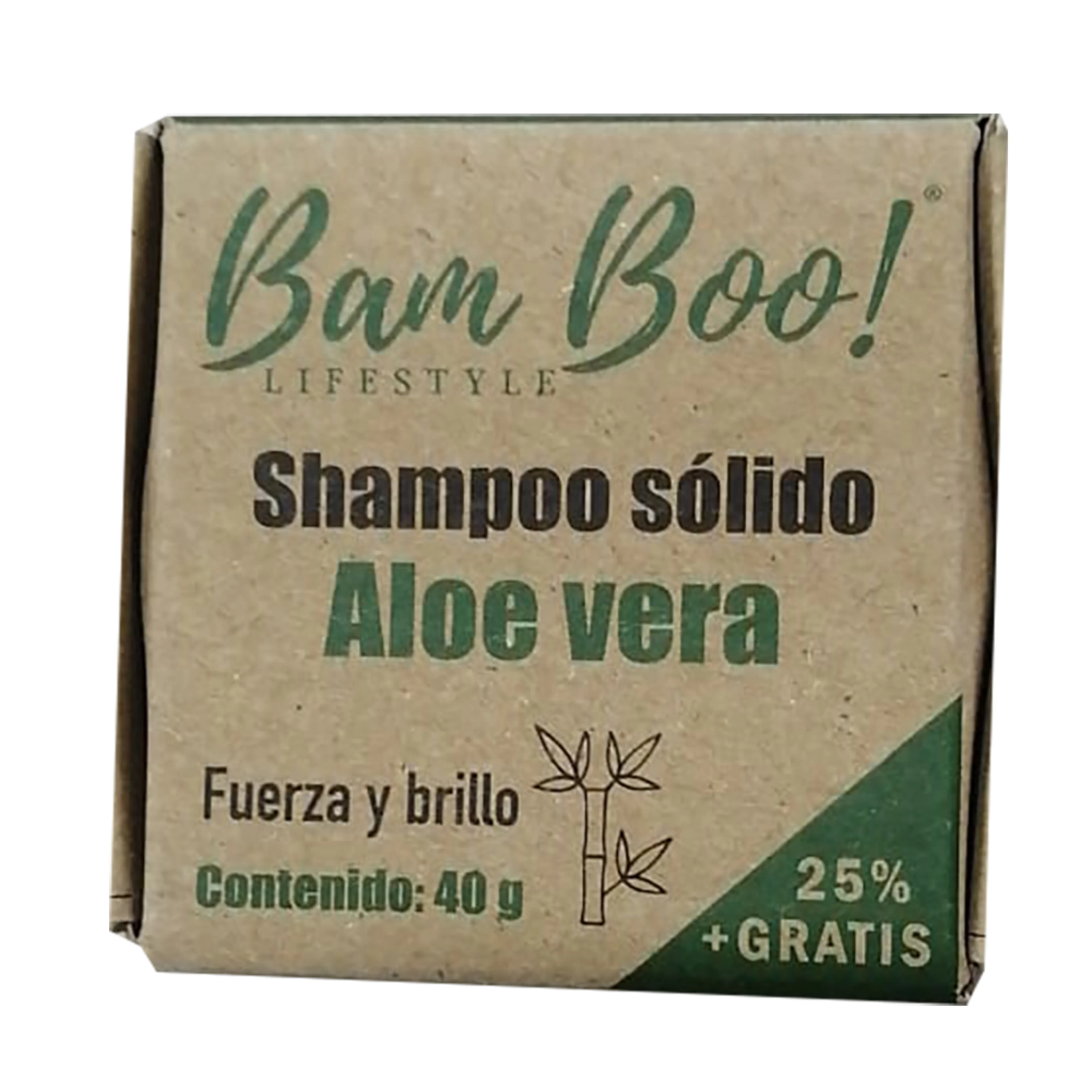 Bam Boo! Lifestyle Shampoo Sólido Aloe Vera Con 50 G
