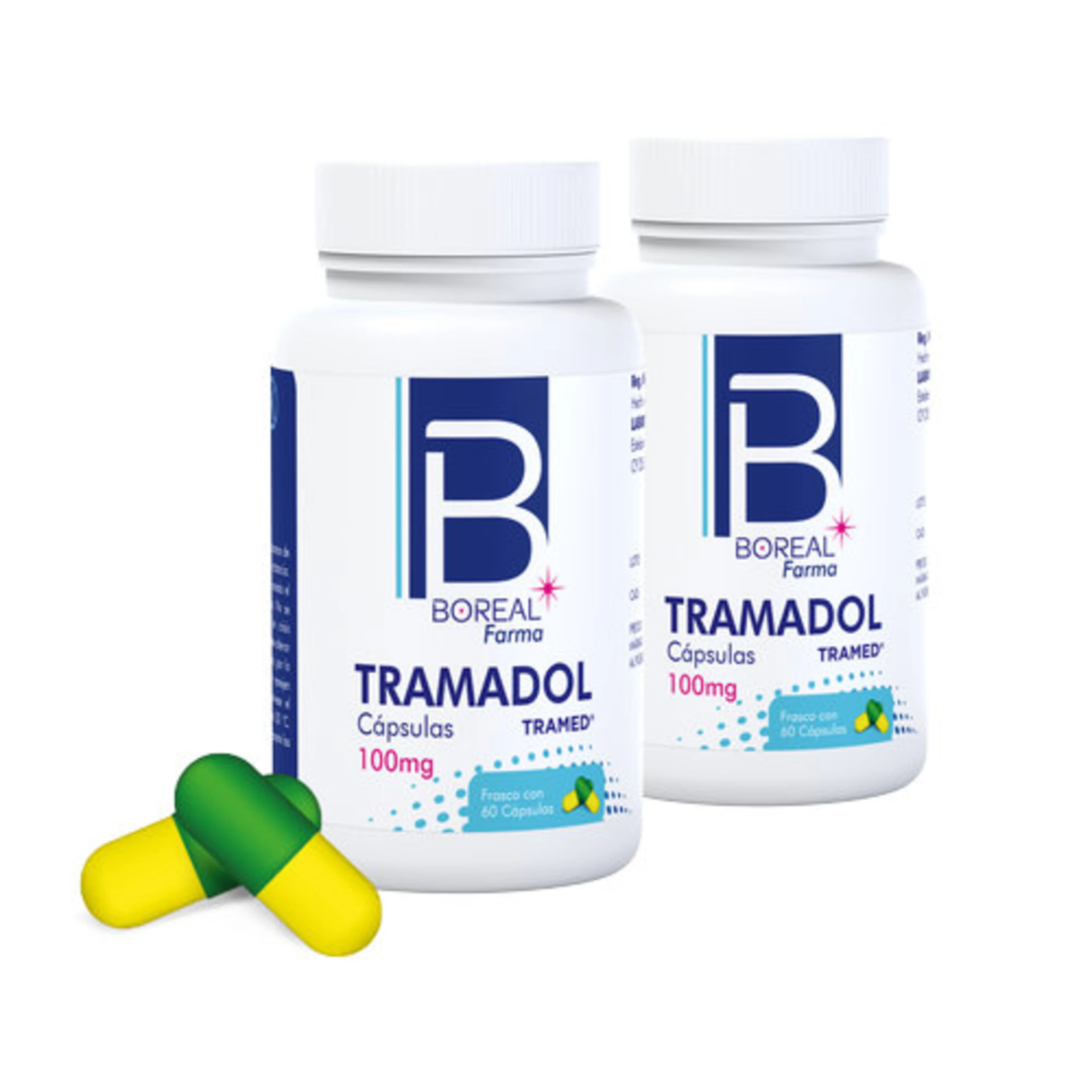 Tramadol 100 Mg Con 60 Cápsulas Pack 2