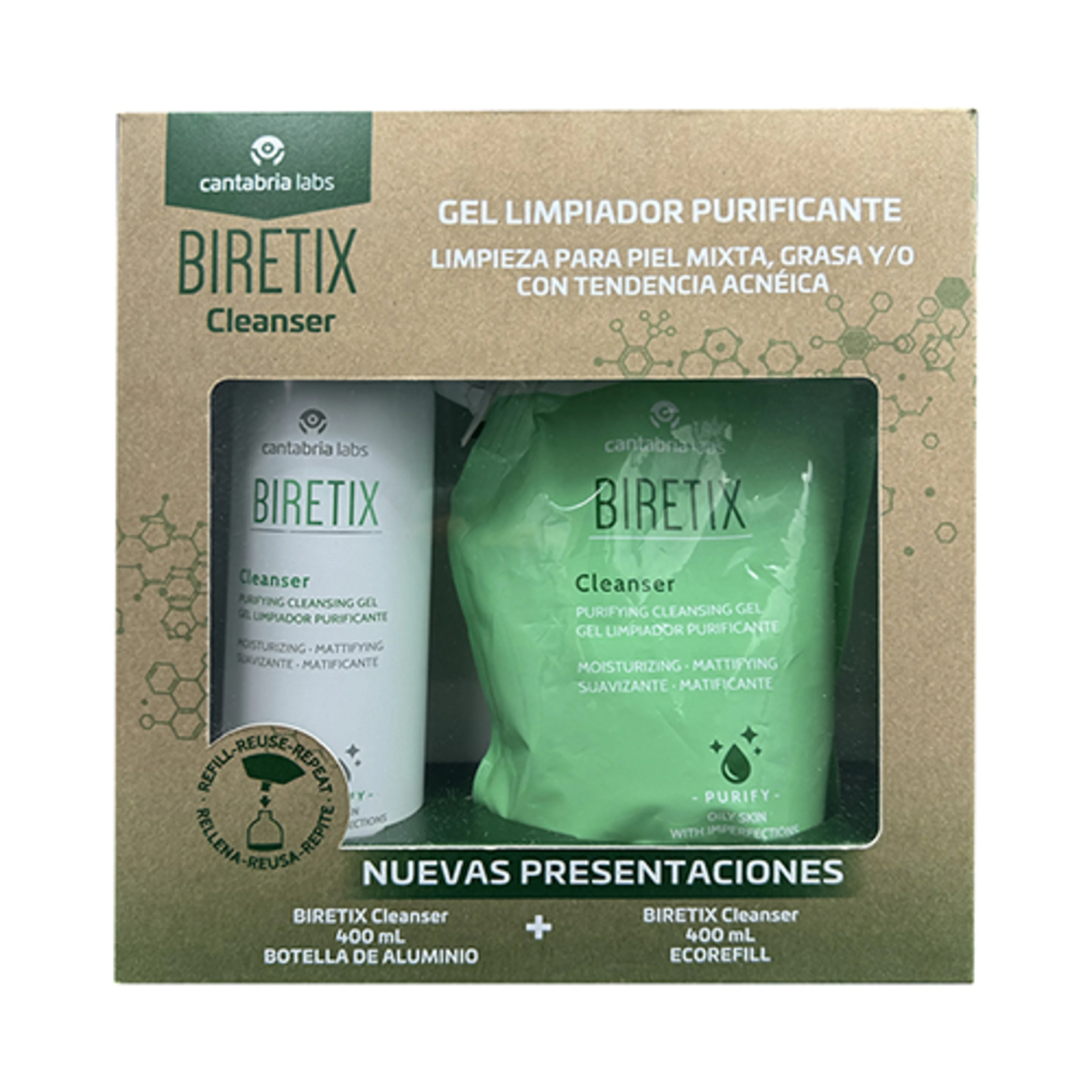 Biretix Kit Cleanser Con 400 Ml