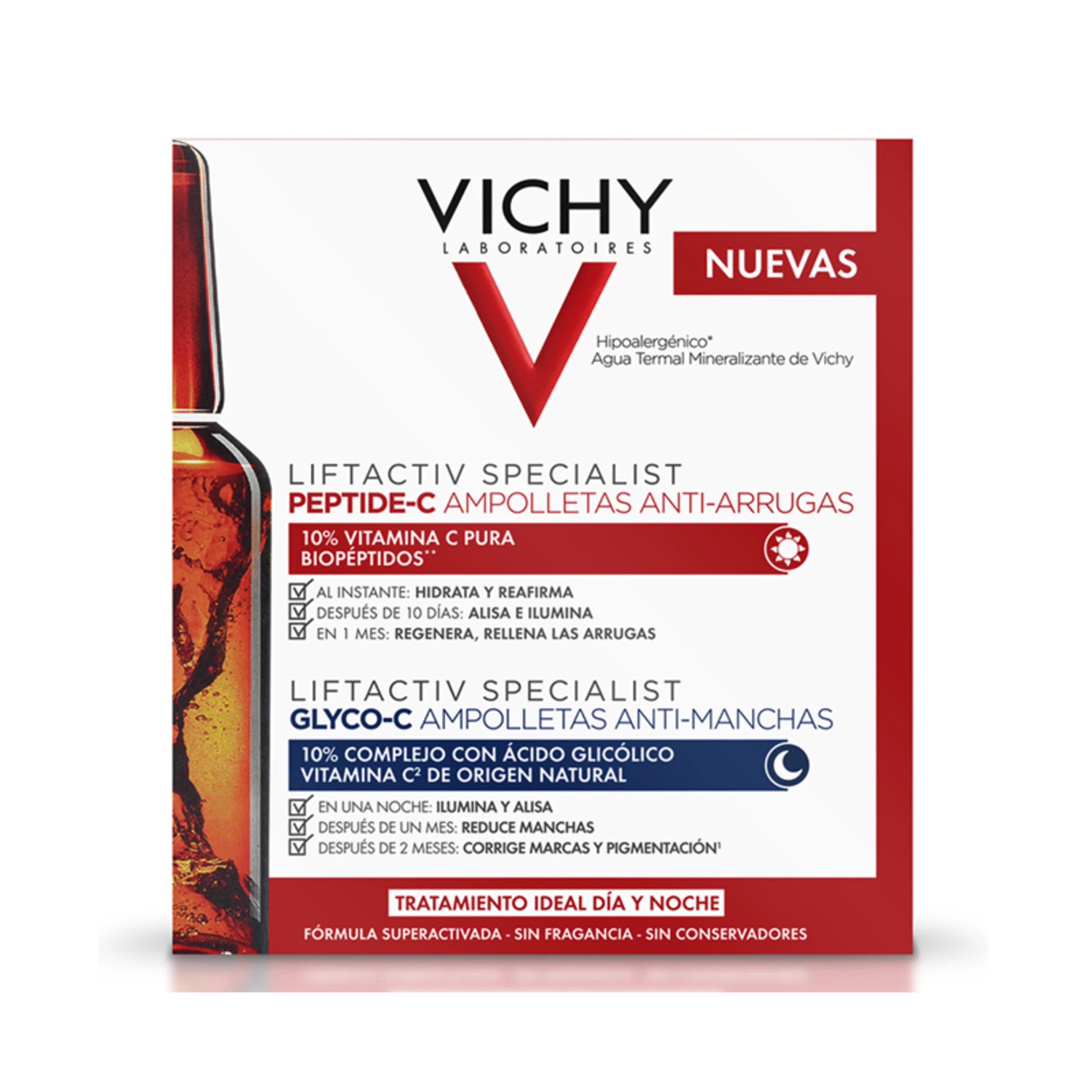 Vichy liftactiv peptide-c ampolletas antiarrugas 20 piezas caja
