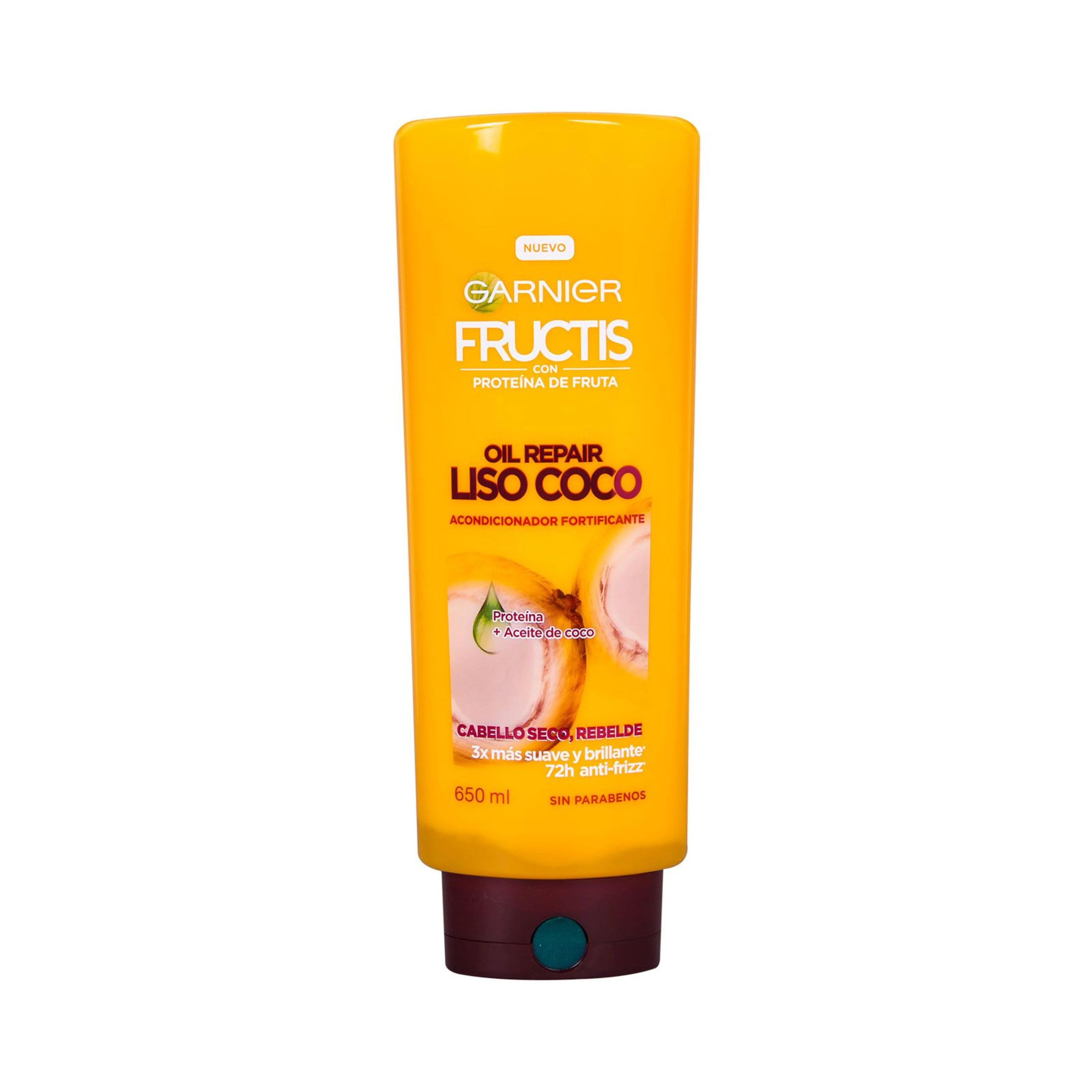 Acondicionador garnier fructis liso coco 650 ml