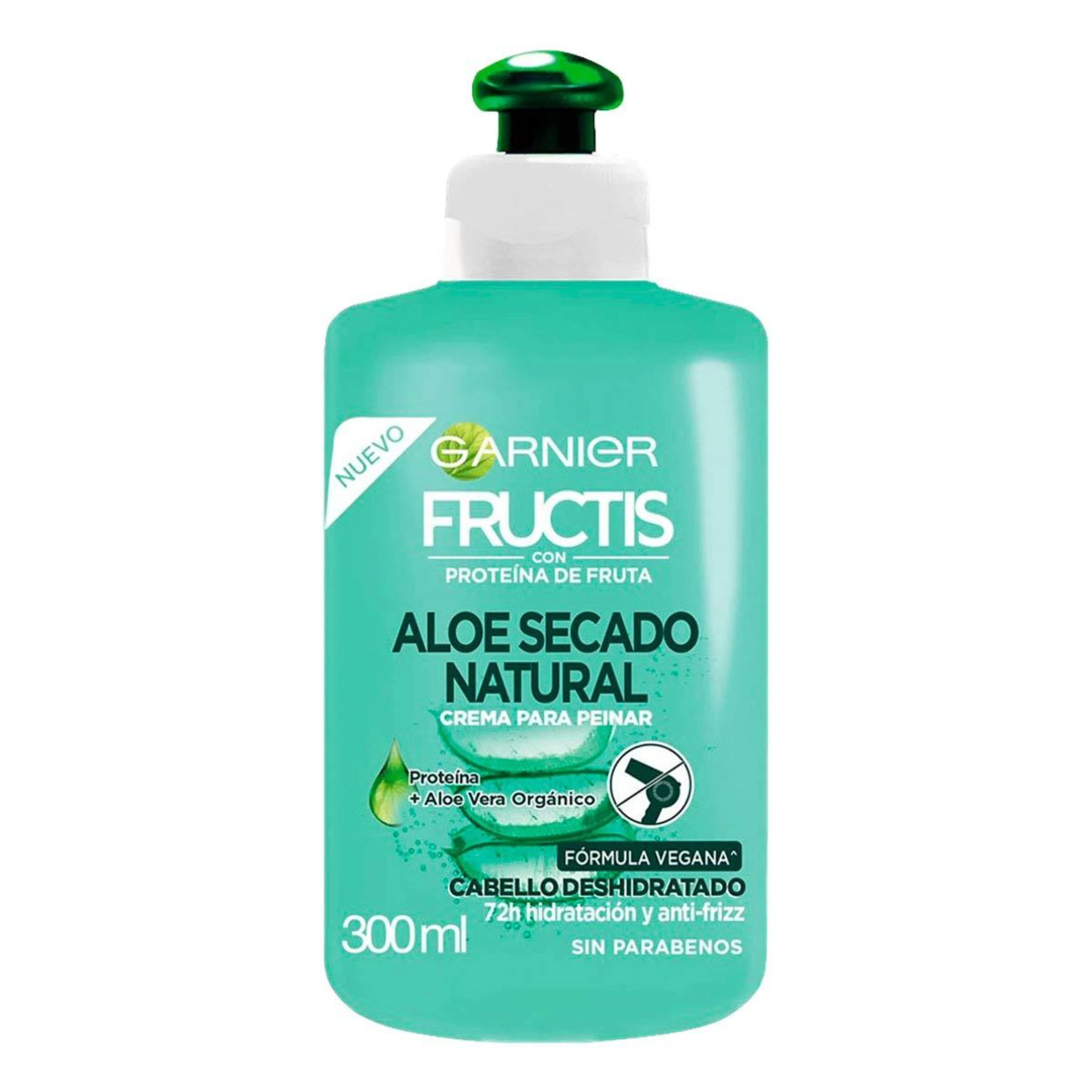 Fructis Aloe Secado Natural Crema Para Peinar Con 300 Ml