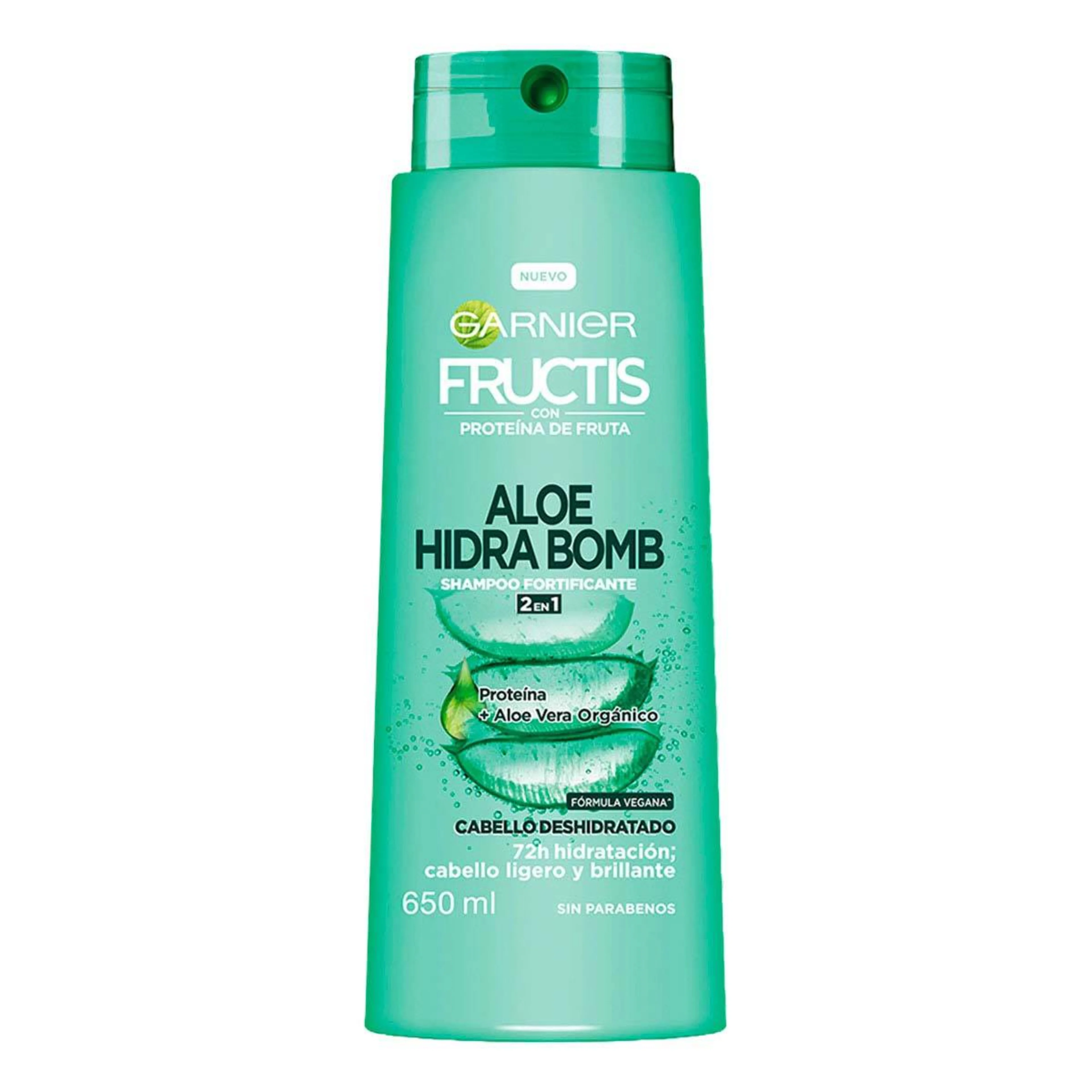 Fructis Aloe Hidra Bom Shampoo 2 En 1 Con 650 Ml