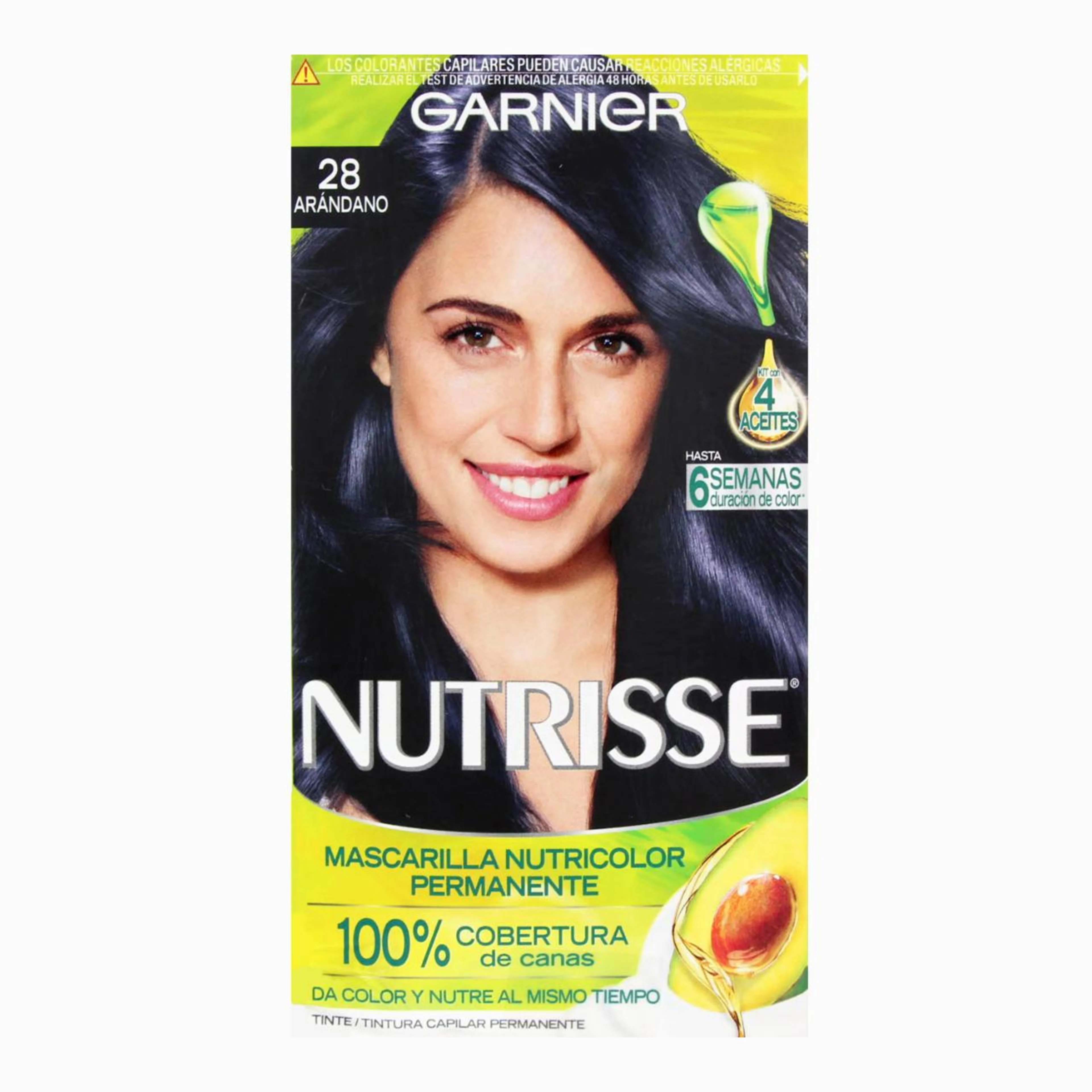 Tinte garnier nutrisse color arándano (28) 6 pzas.