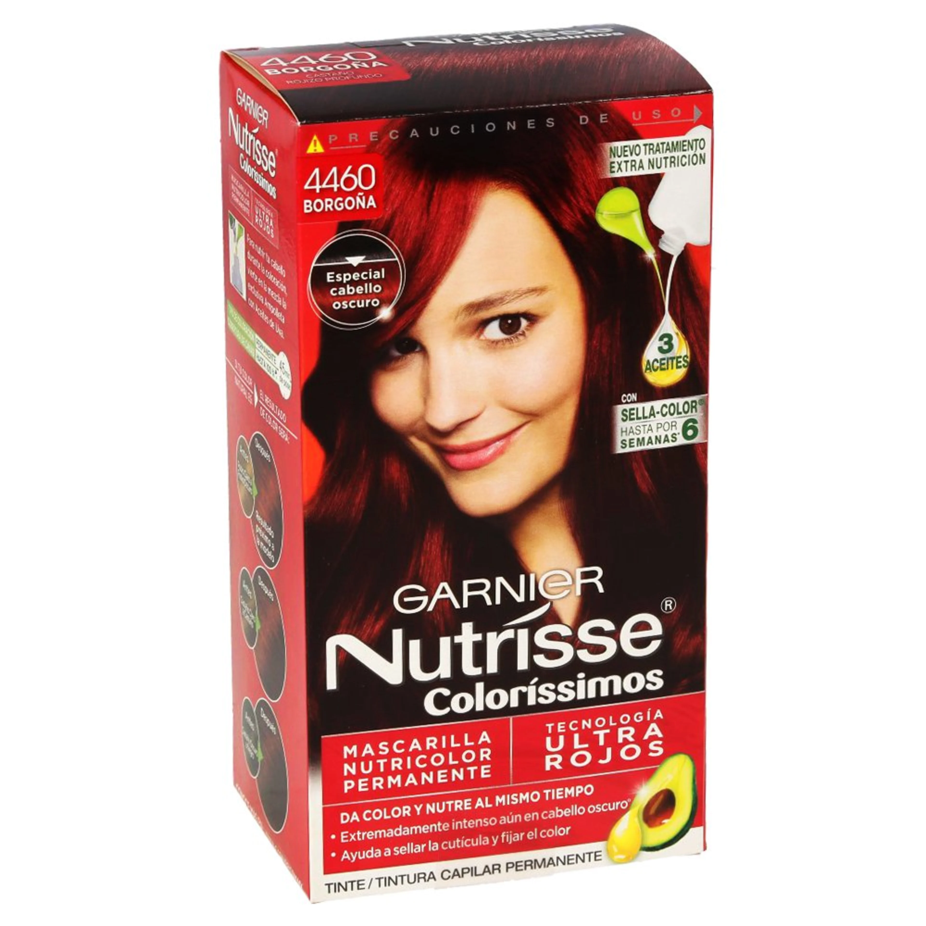 Nutrisse Coloríssimos Tinte En Crema Tono 4460 Borgoña