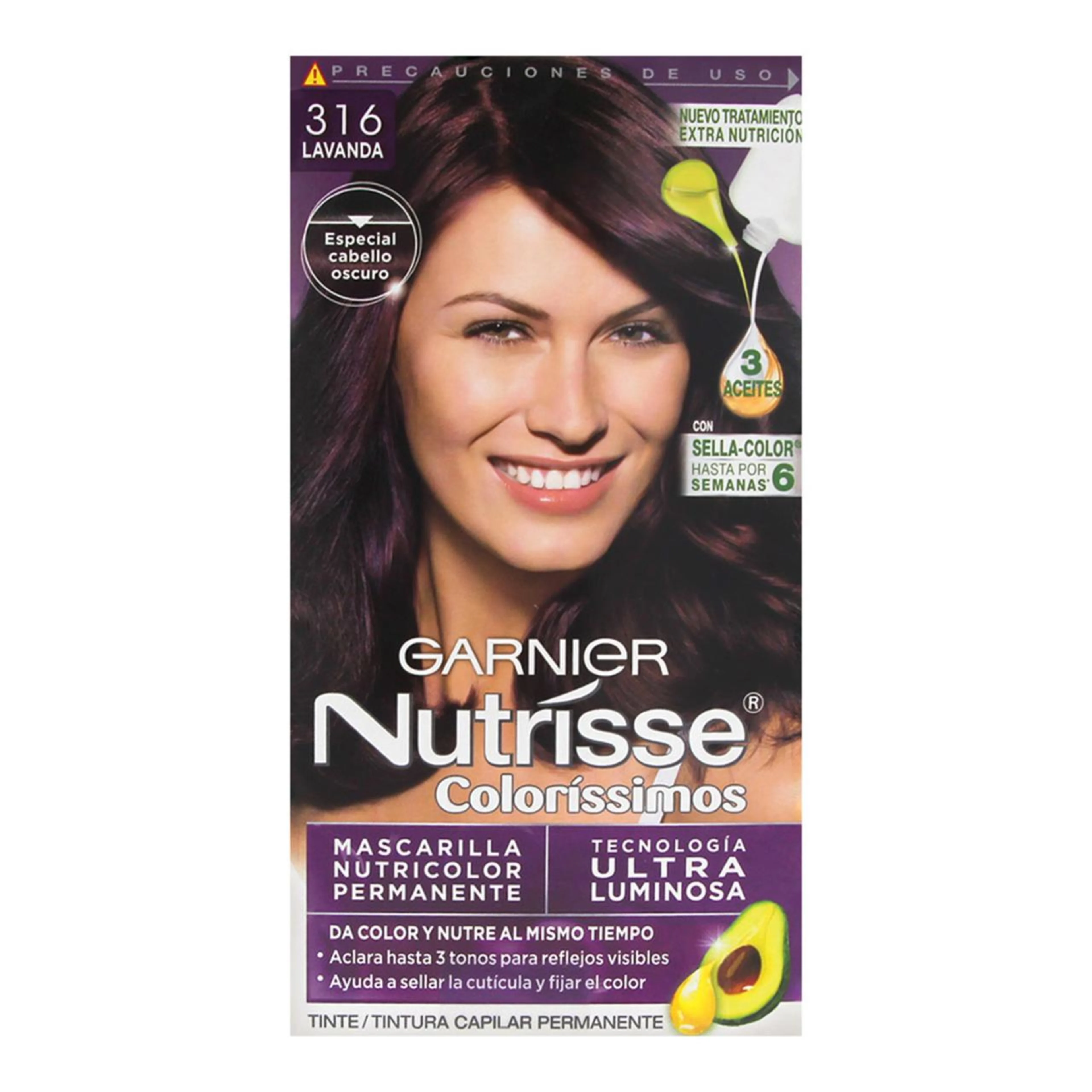 Nutrisse Coloríssimos Tinte En Crema Tono 316 Lavanda