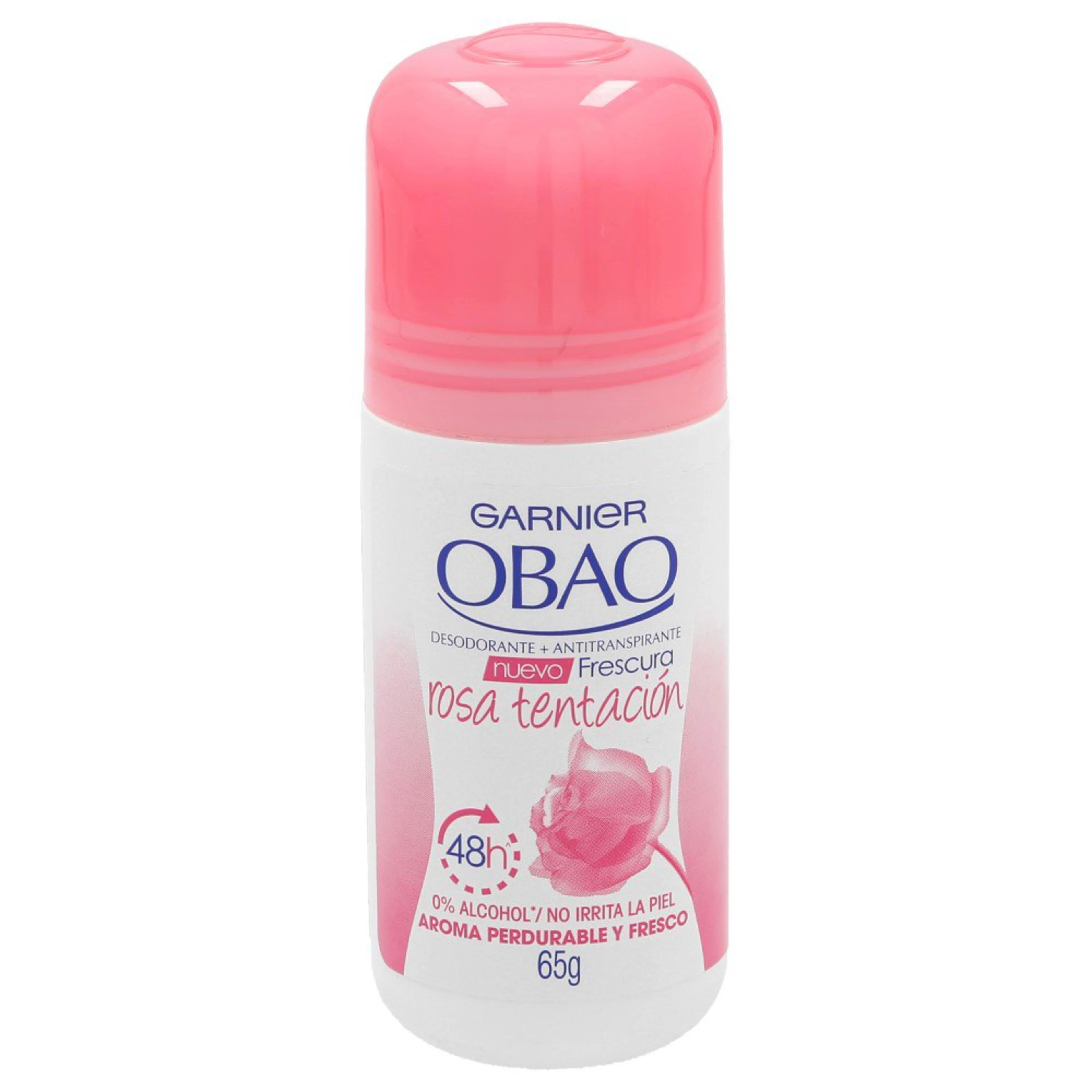 Obao Frescura Rosa Tentación Desodorante Roll On 65 G