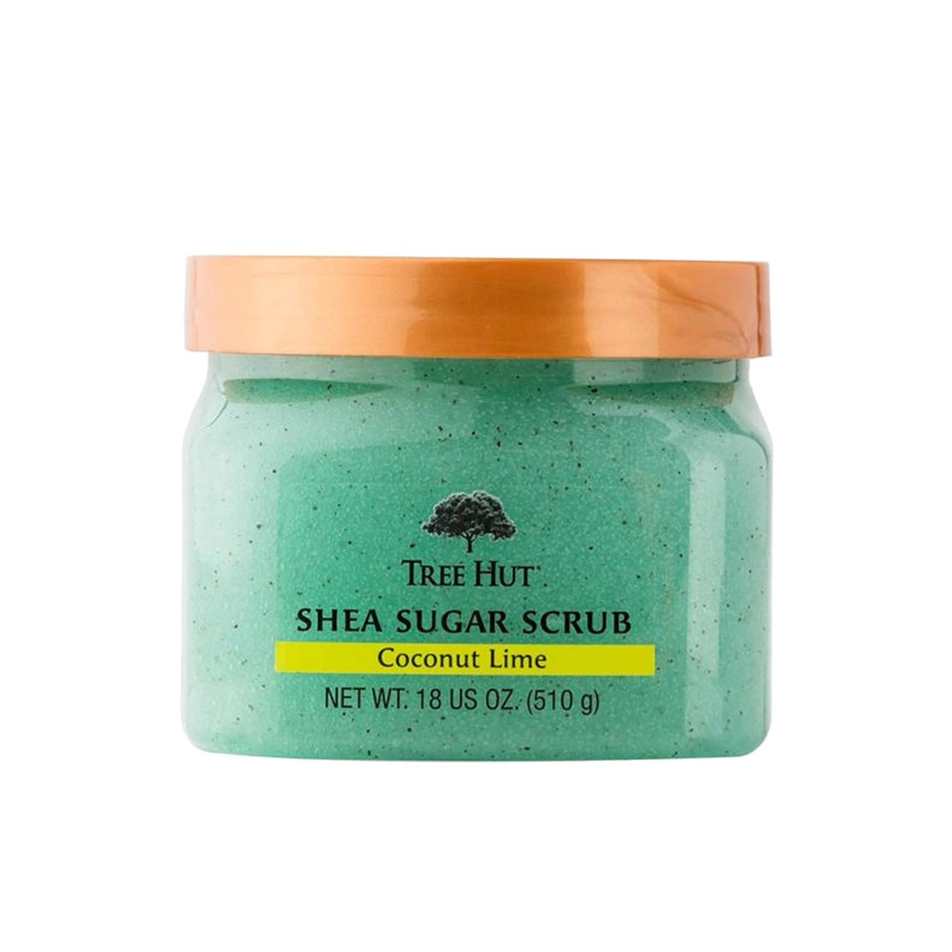 Tree hut shea sugar scrub exfoliante corporal coco y lima 510 g tarro