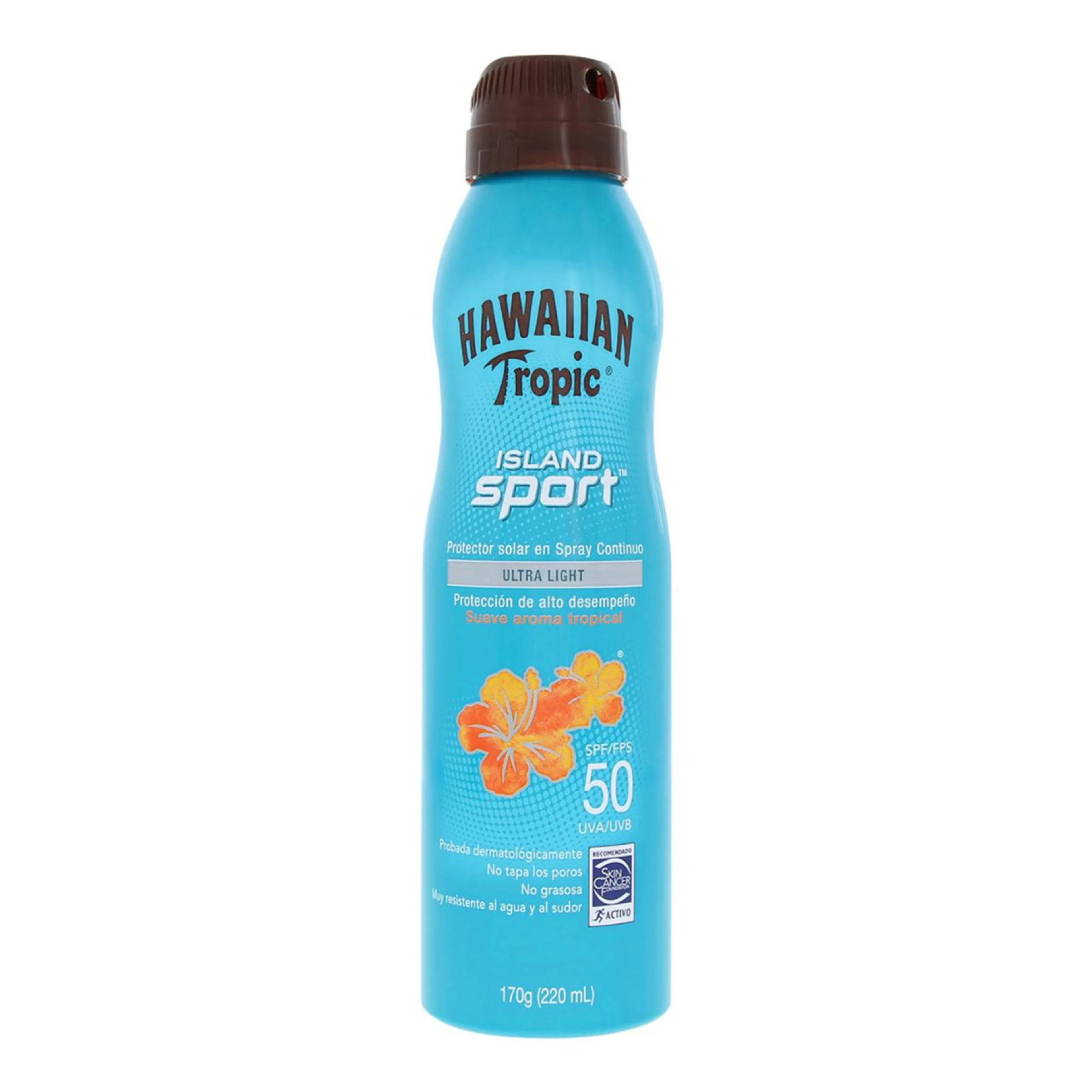 Hawaiian Tropic Island Sport Protector Solar En Aerosol Fps 50+ 220 Ml