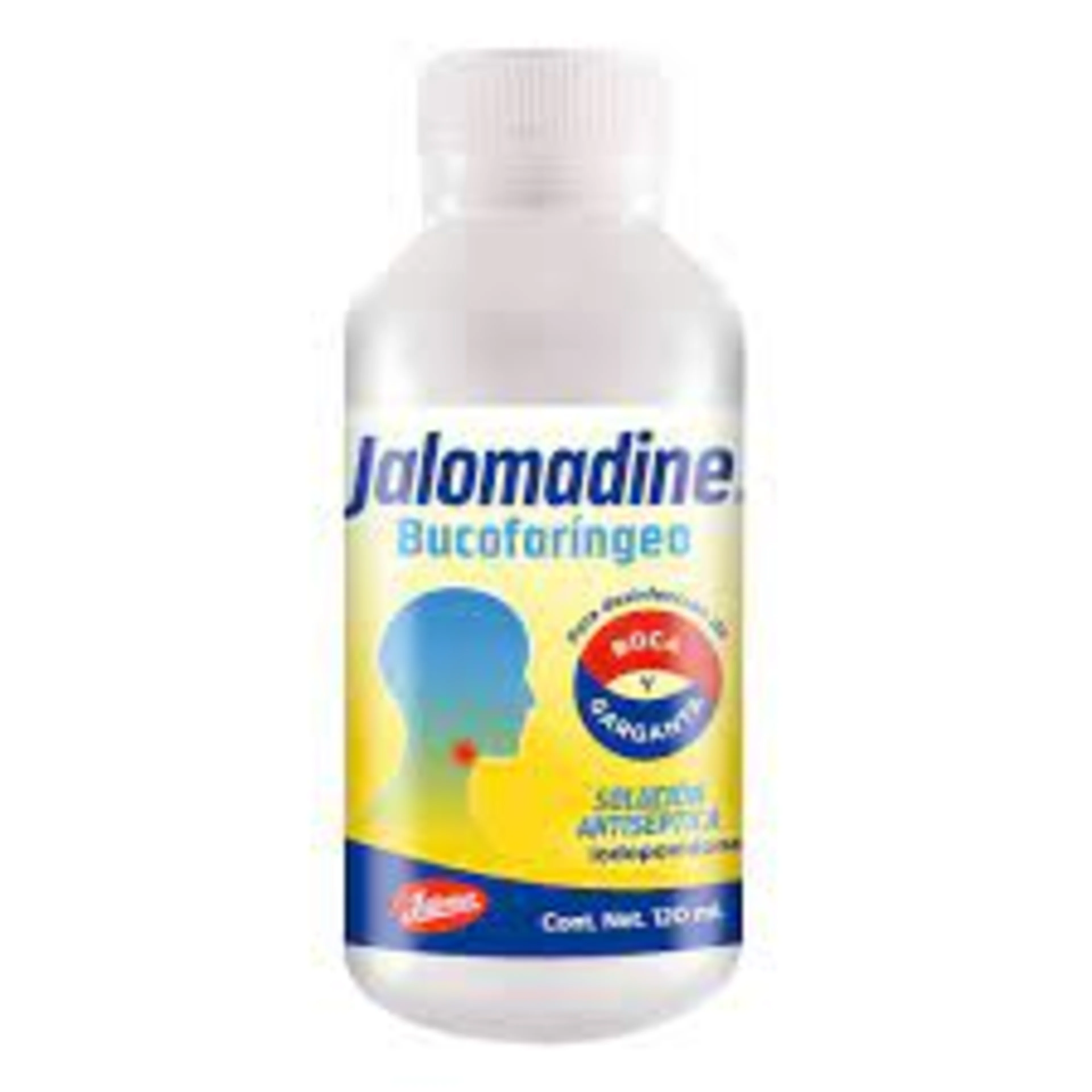 Jalomadine Bucofaringeo Solución Antiséptica Con 120 Ml