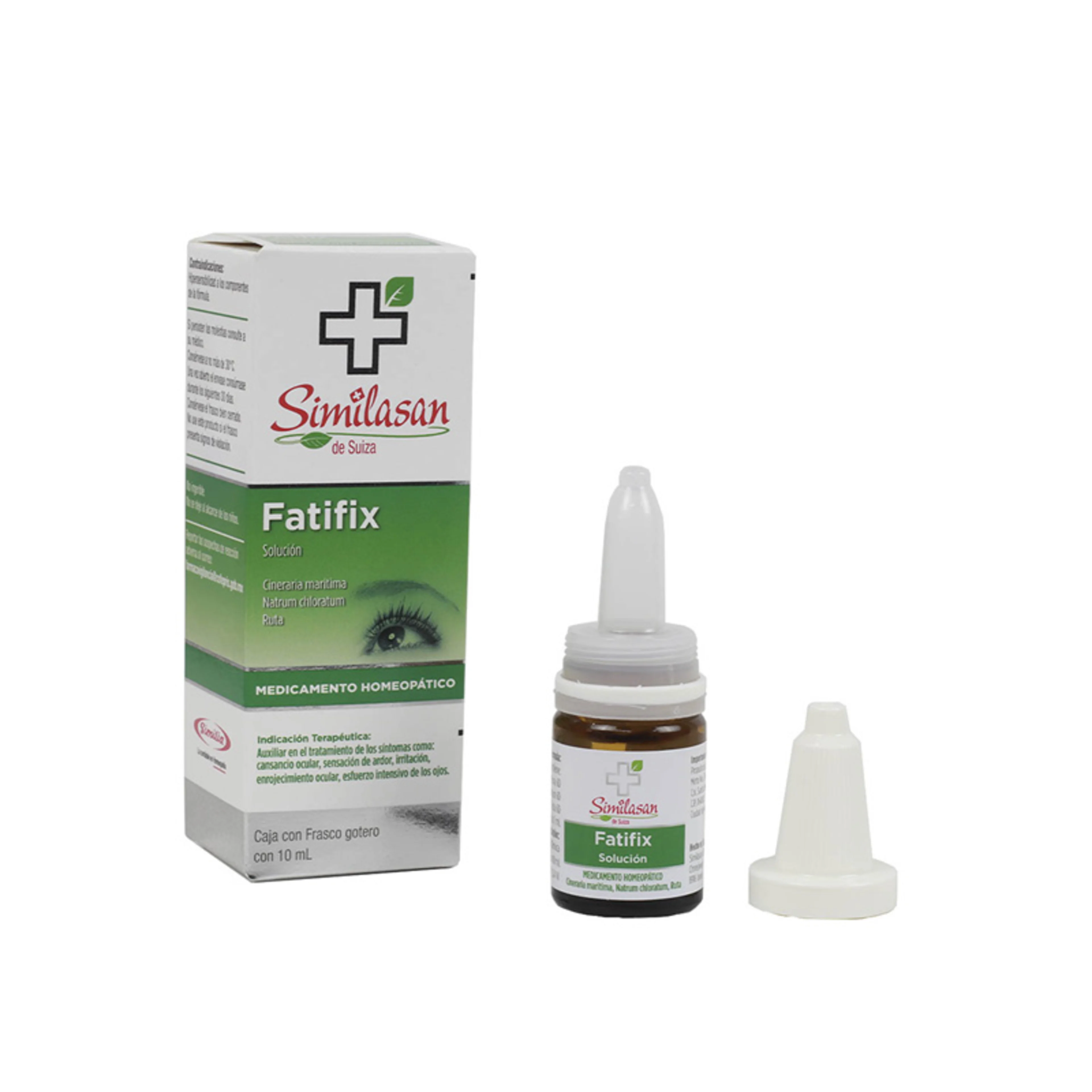 Similasan fatifix auxiliar en el tratamiento para cansancio ocular e irritación 10 ml frasco gotero cineraria maritima 6.0 ml