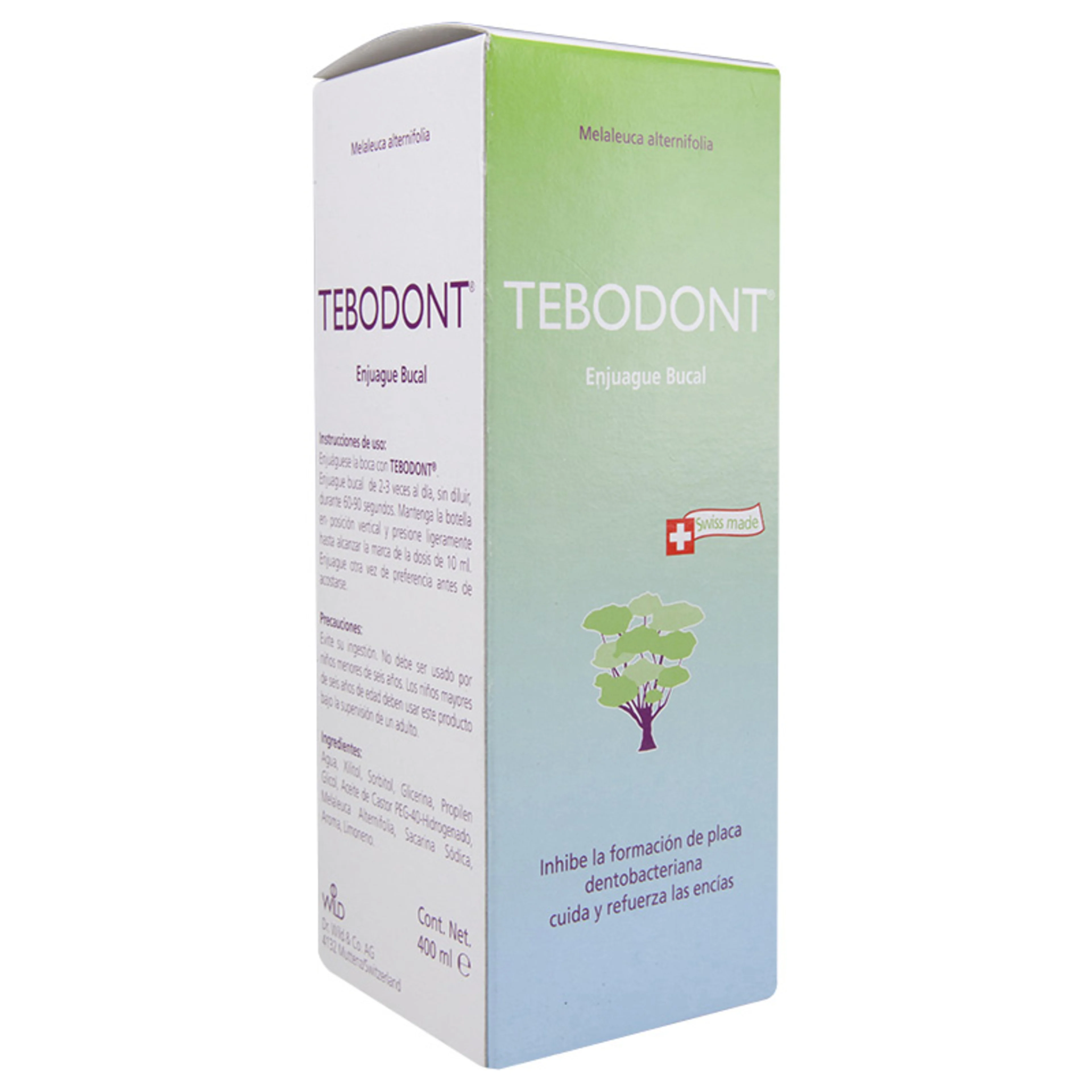 Tebodont enjuague bucal especializado 400 ml botella