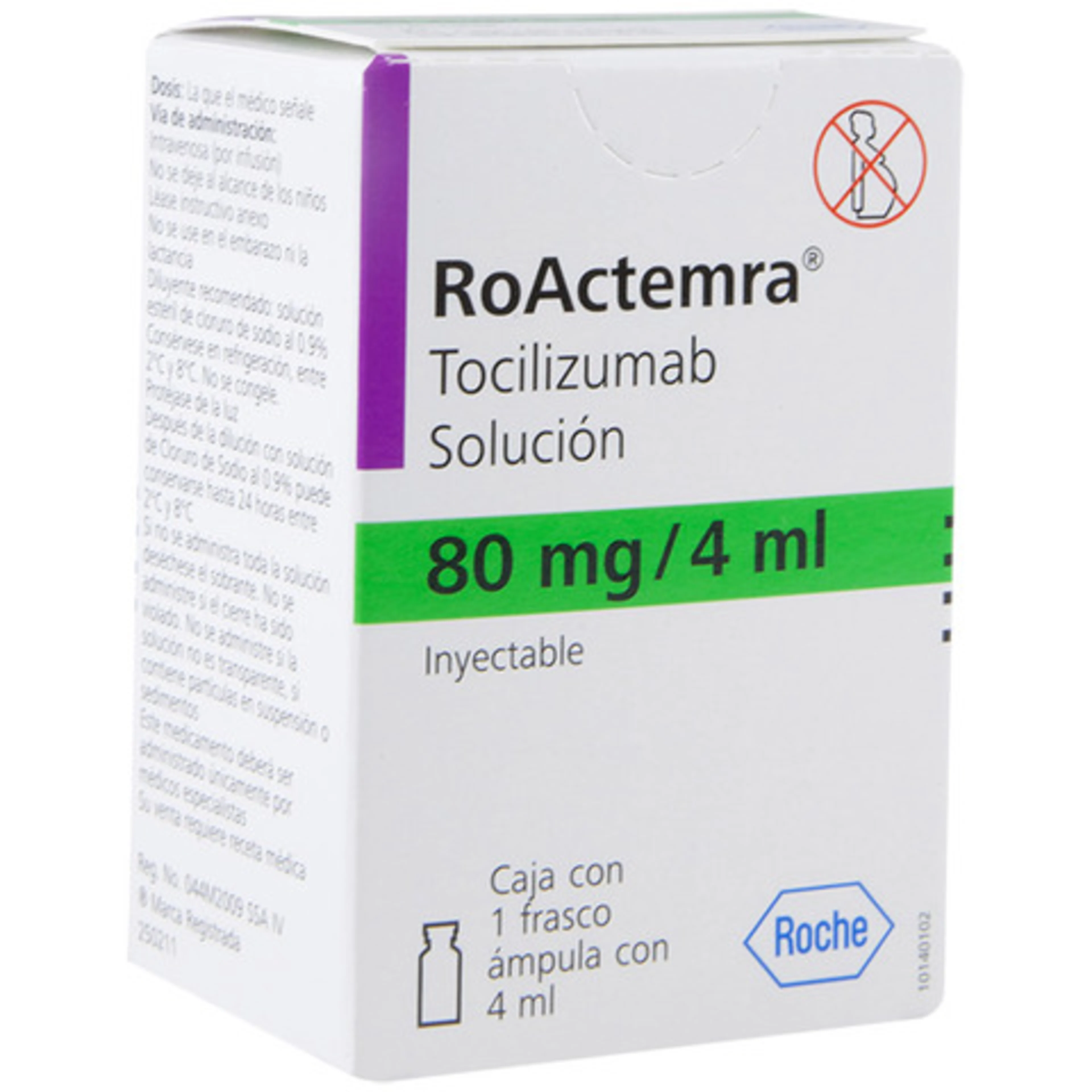 Roactemra 80 Mg Con 1 Frasco Ámpula